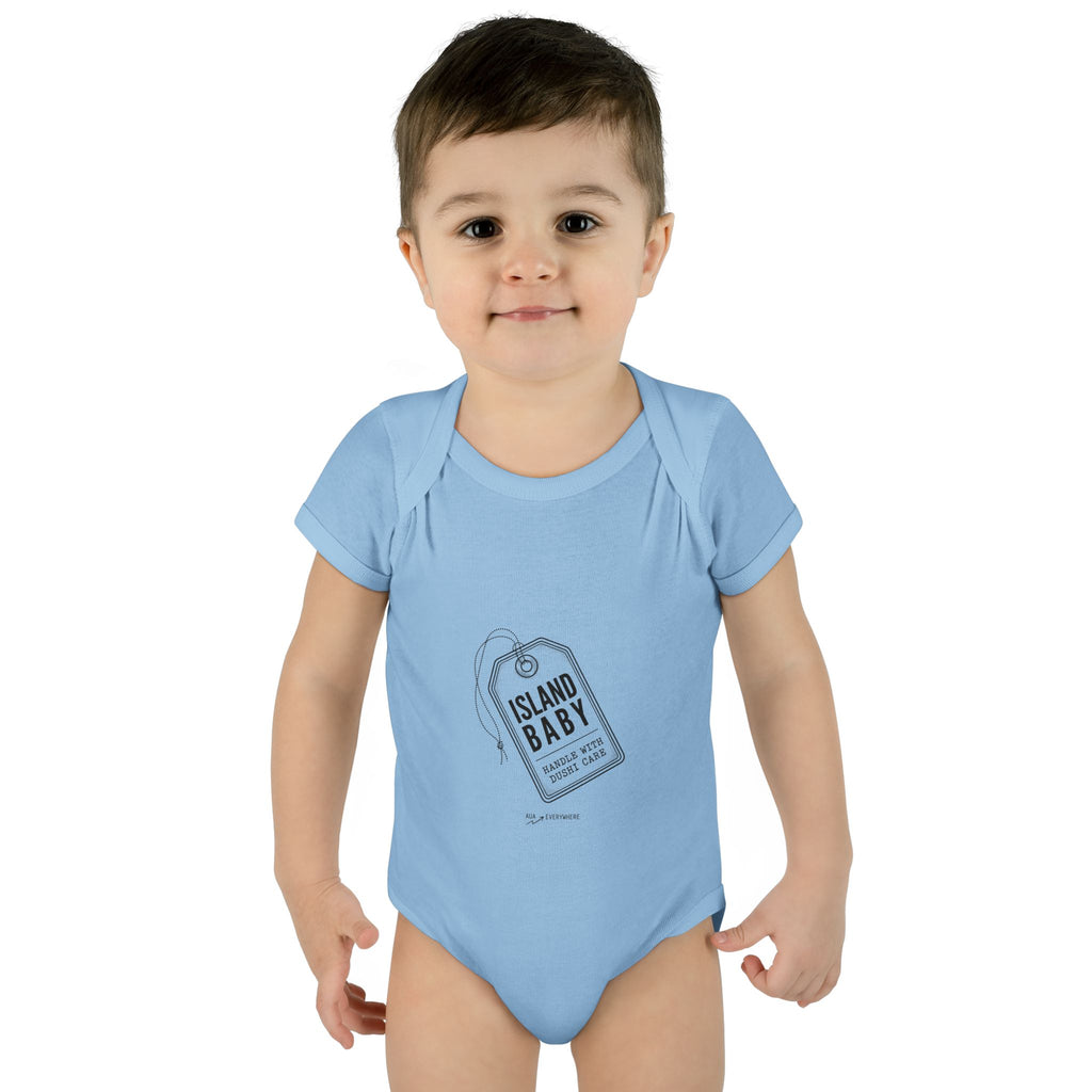 Aruba Island Baby Luggage Tag Bodysuit