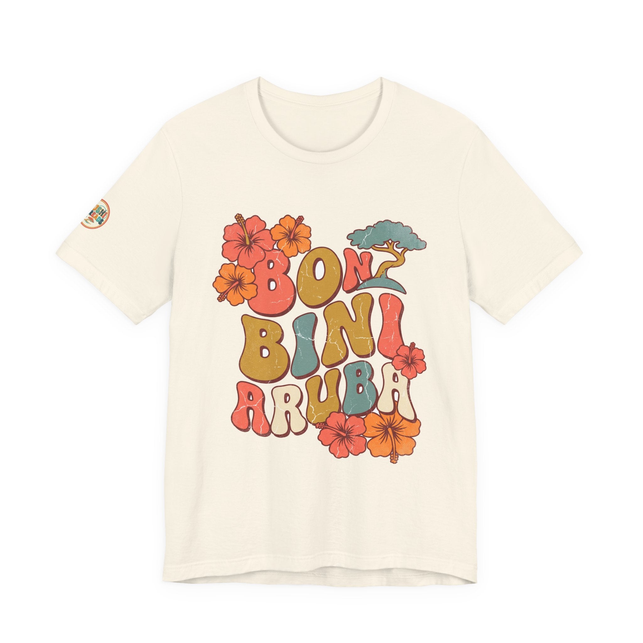 Bon Bini Aruba Retro Groovy Tee