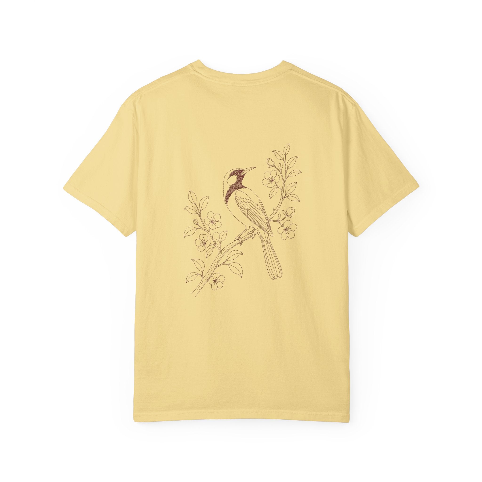Aruba Trupial on Branch Redwork Tee