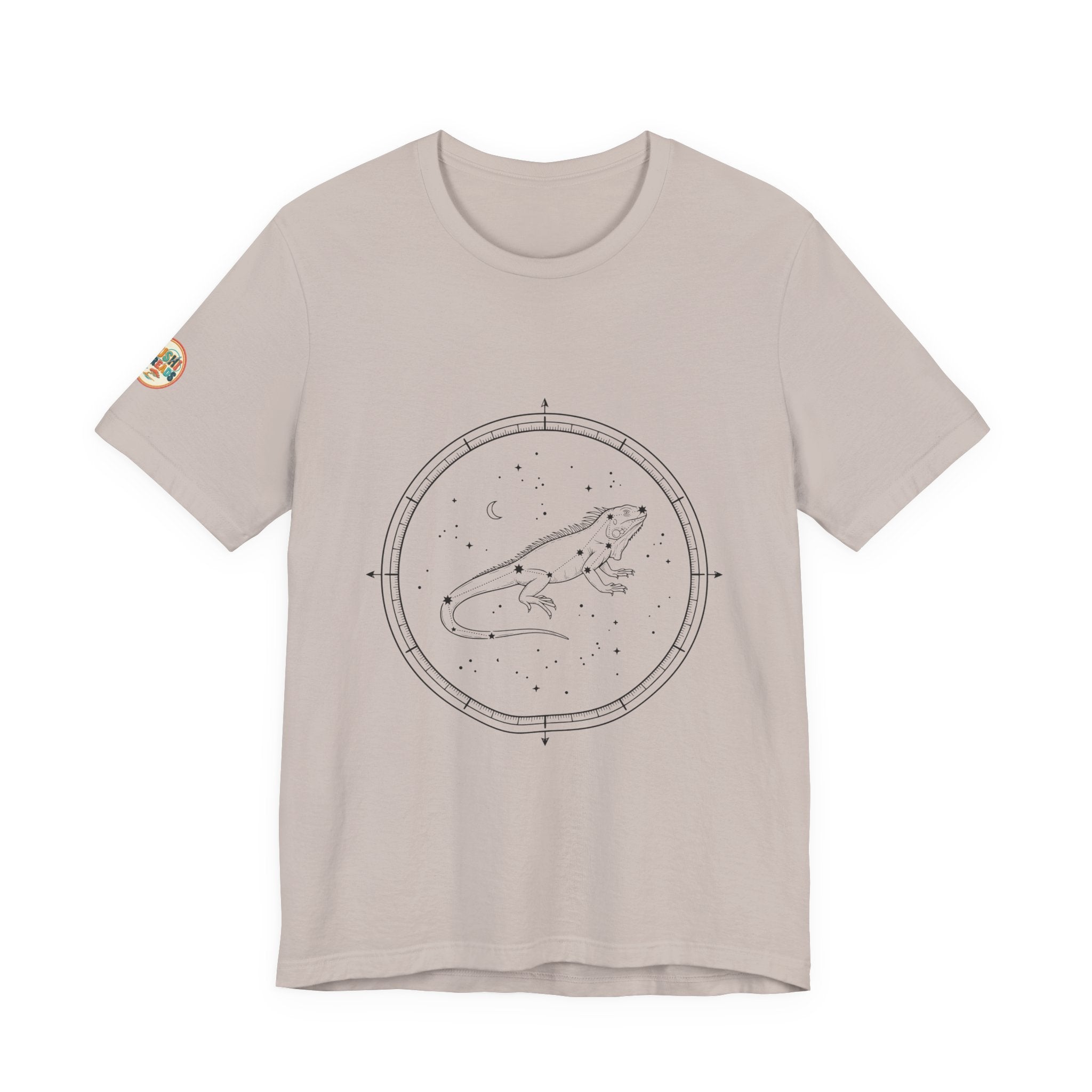 Aruba Iguana Constellation Tee in Heather Cool Grey — view