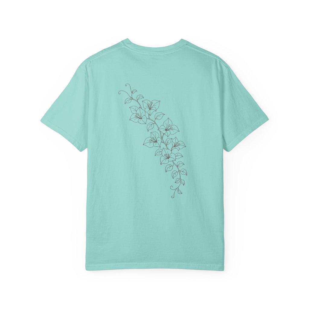 Aruba Bougainvillea Cascade Redwork Tee