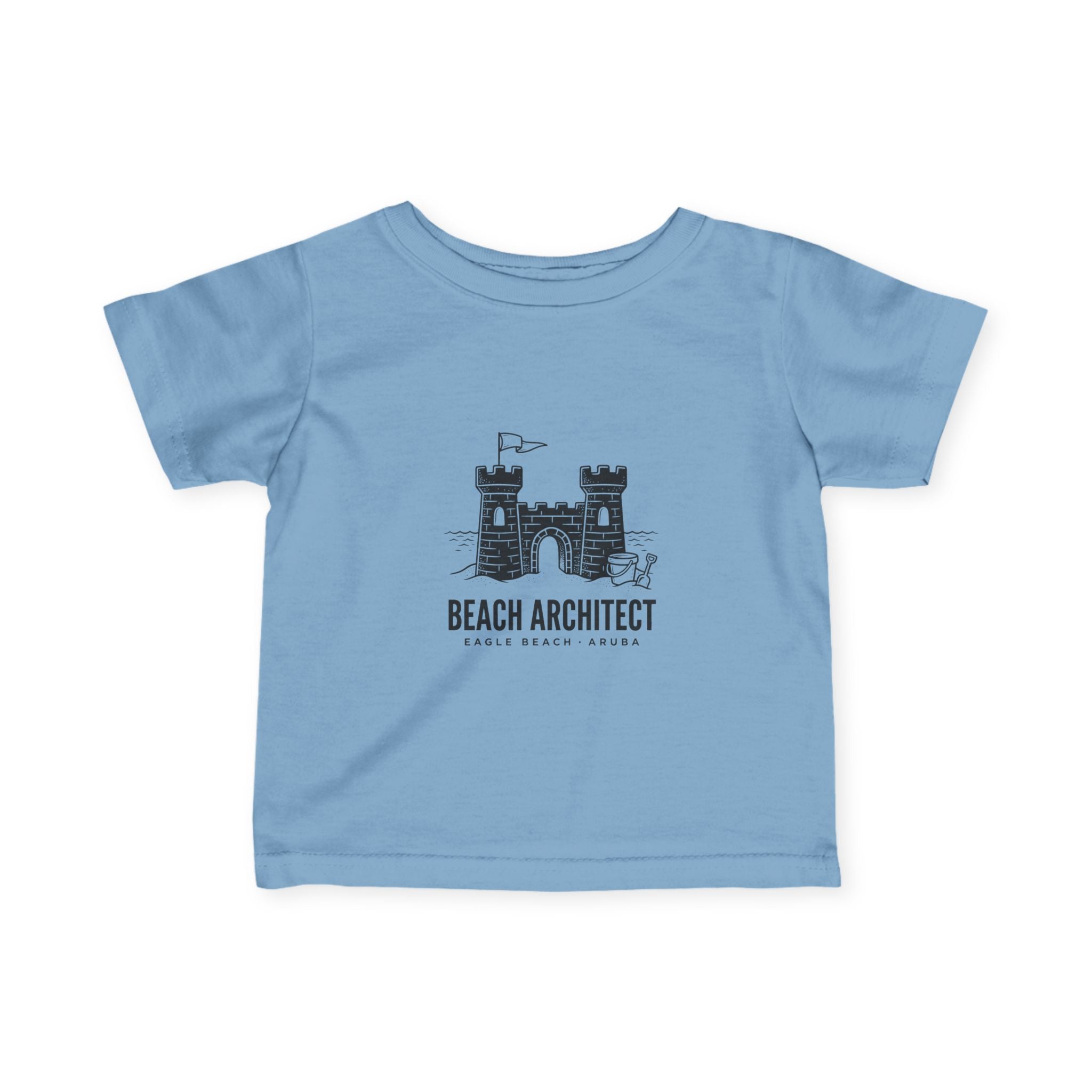 Aruba Beach Architect Sandcastle Baby Tee