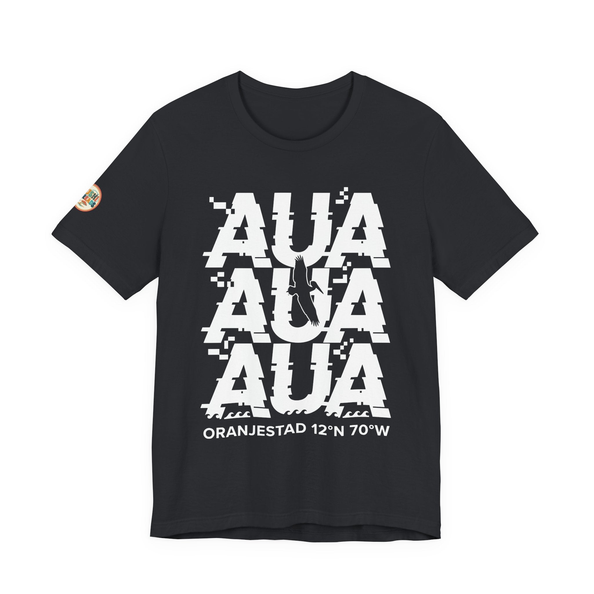 AUA Airport Code Glitch Tee