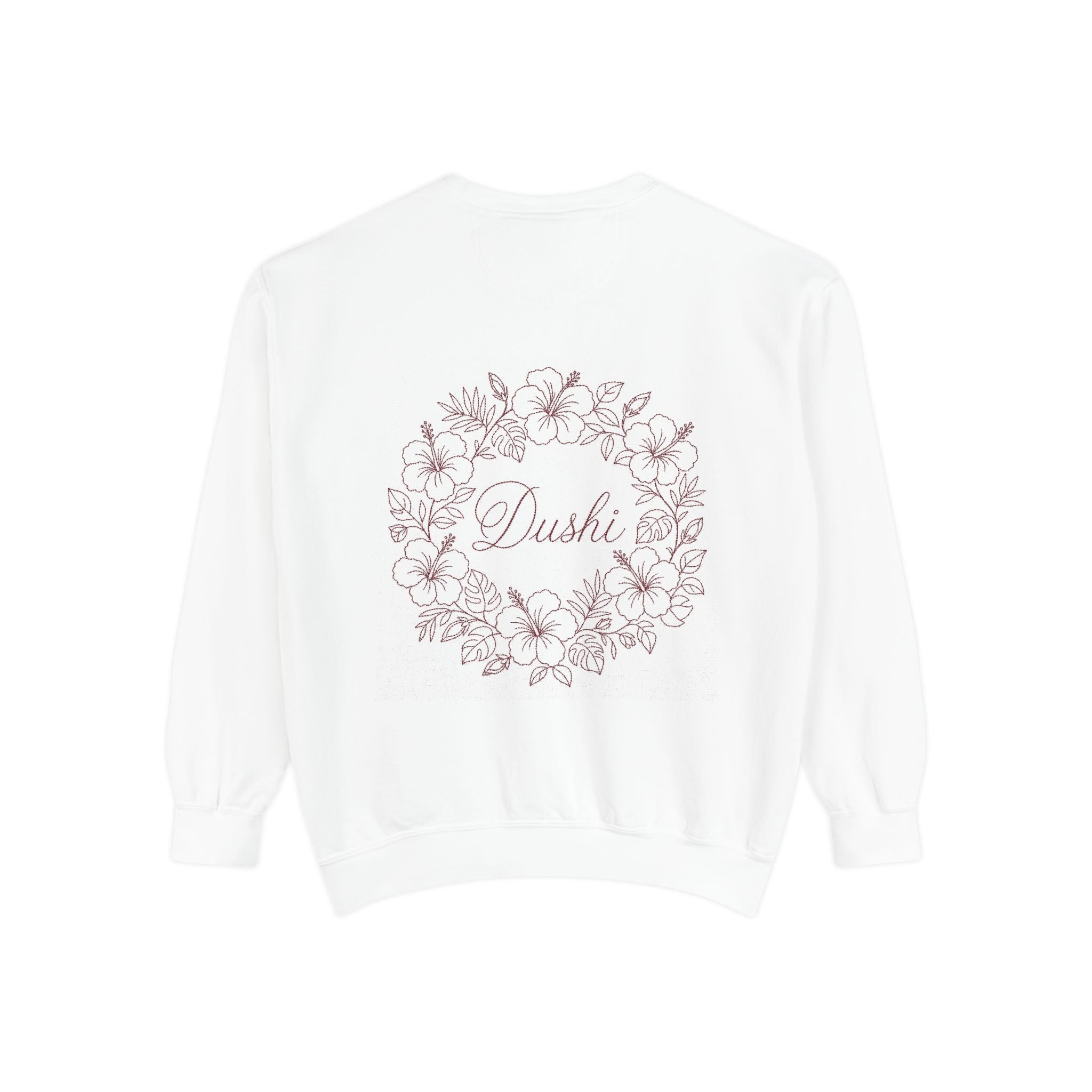 Aruba Dushi Wreath Redwork Sweatshirt