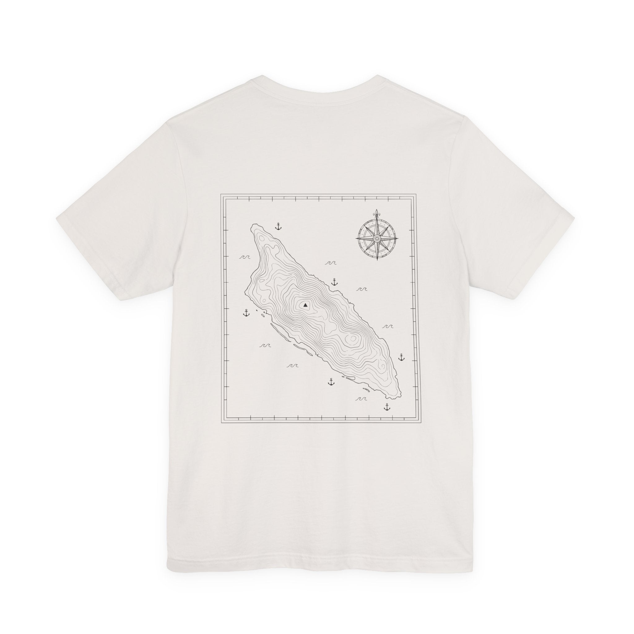 Aruba Topographic Map Tee