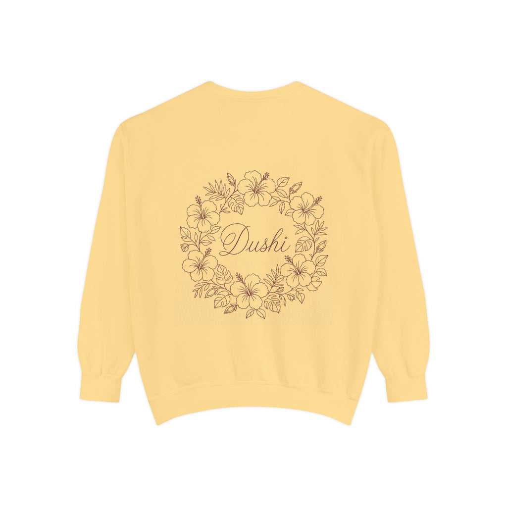 Aruba Dushi Wreath Redwork Sweatshirt
