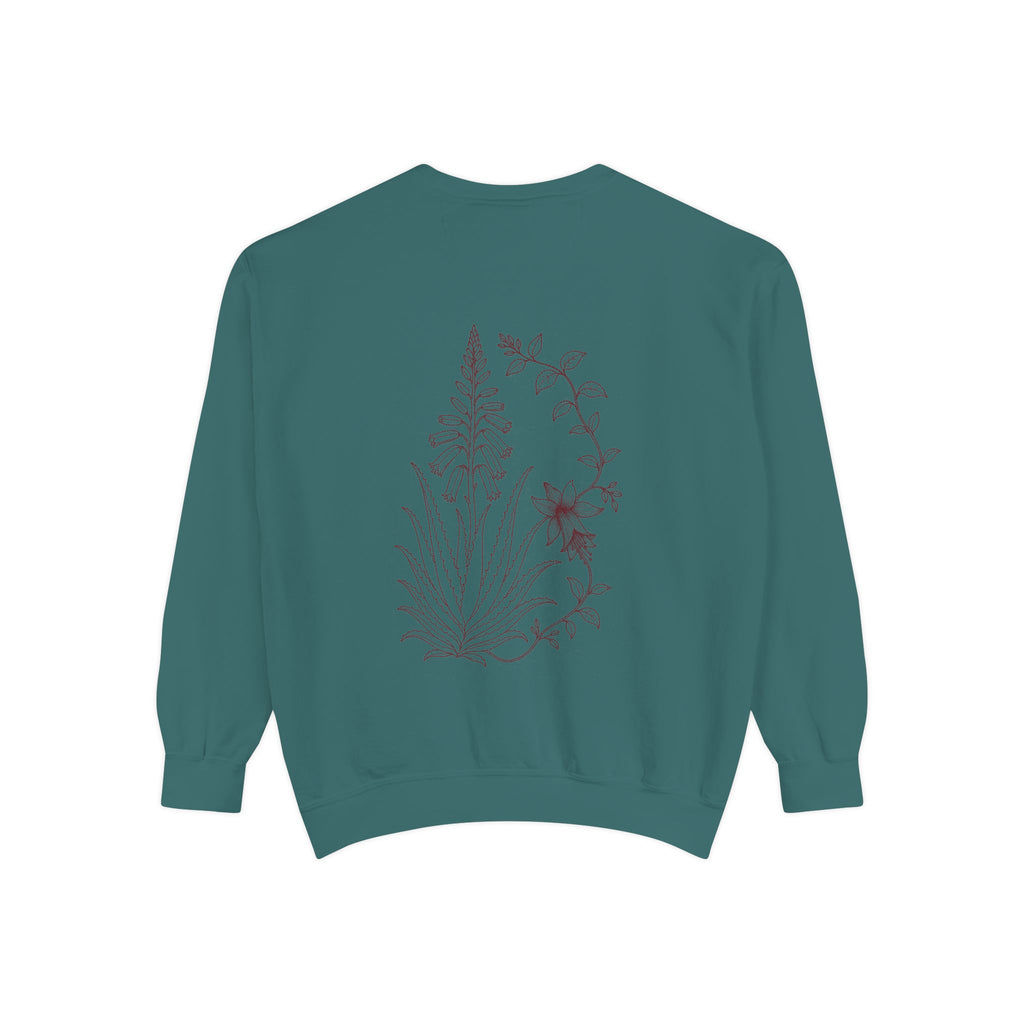 Aruba Aloe Vera Redwork Sweatshirt