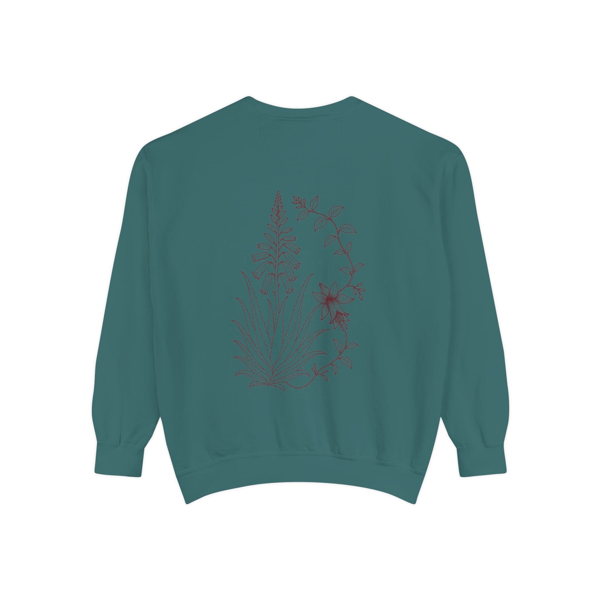Aruba Aloe Vera Redwork Sweatshirt