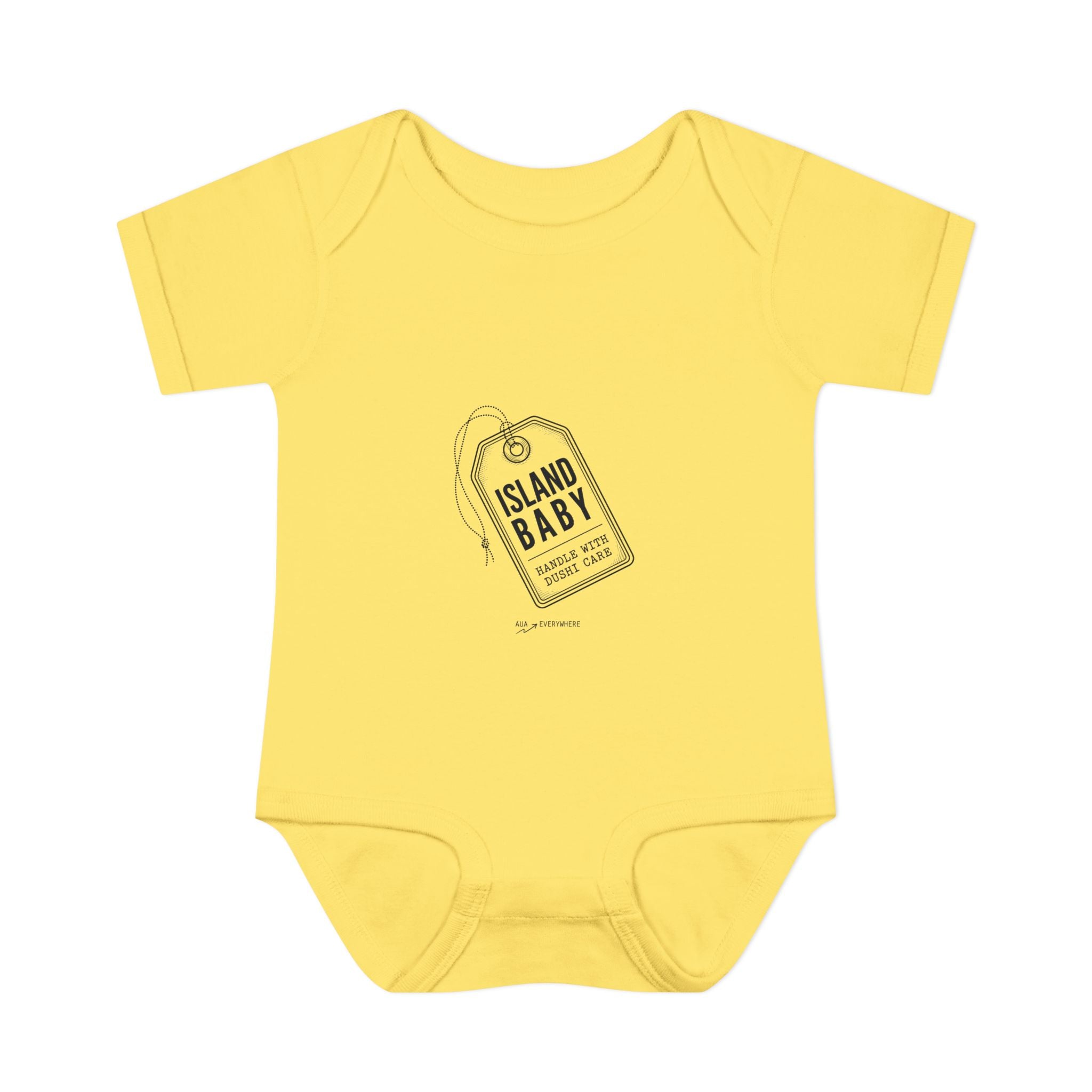 Aruba Island Baby Luggage Tag Bodysuit