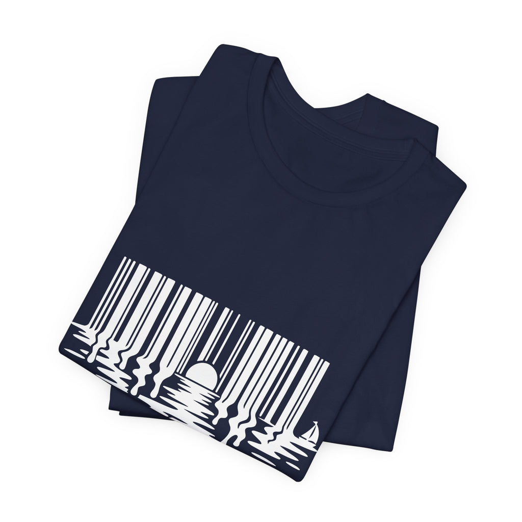 Made in Aruba Barcode Sunset Tee