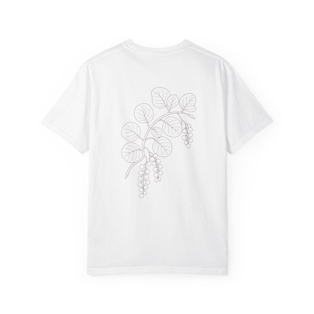 Aruba Sea Grape Branch Redwork Tee