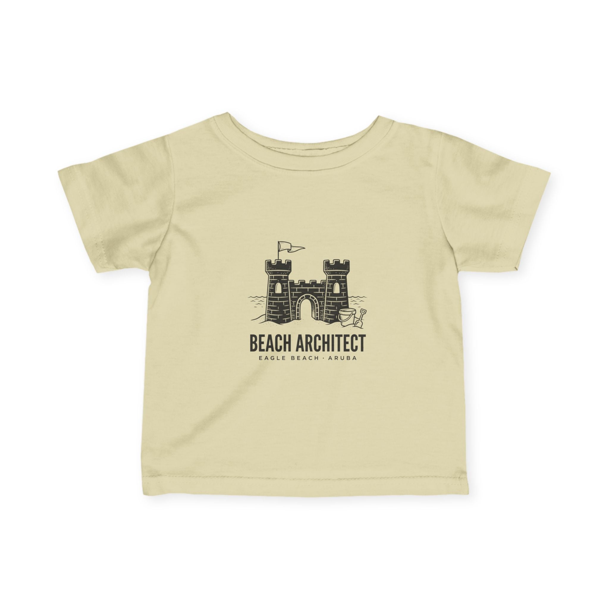 Aruba Beach Architect Sandcastle Baby Tee