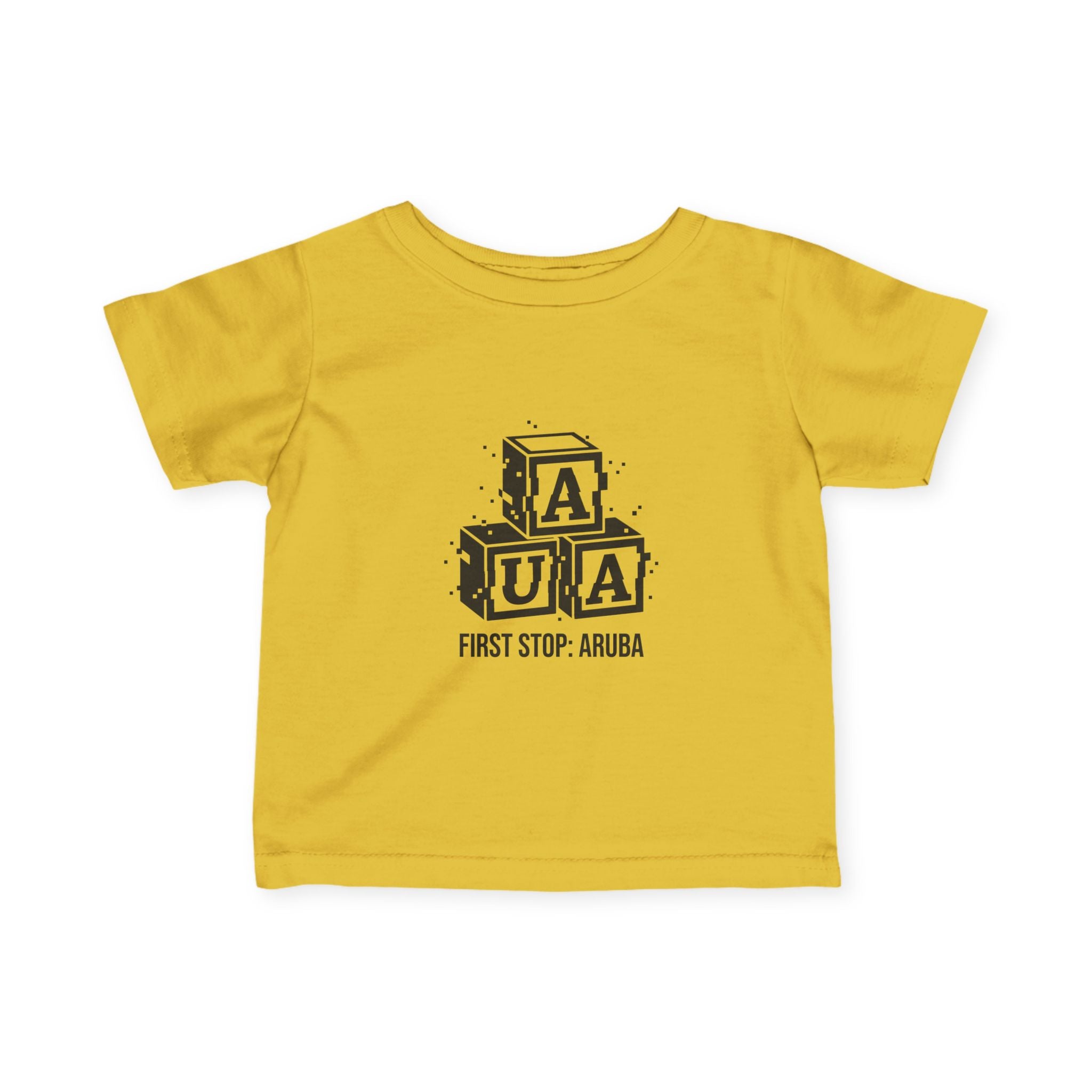 Aruba AUA First Stop Baby Blocks Tee