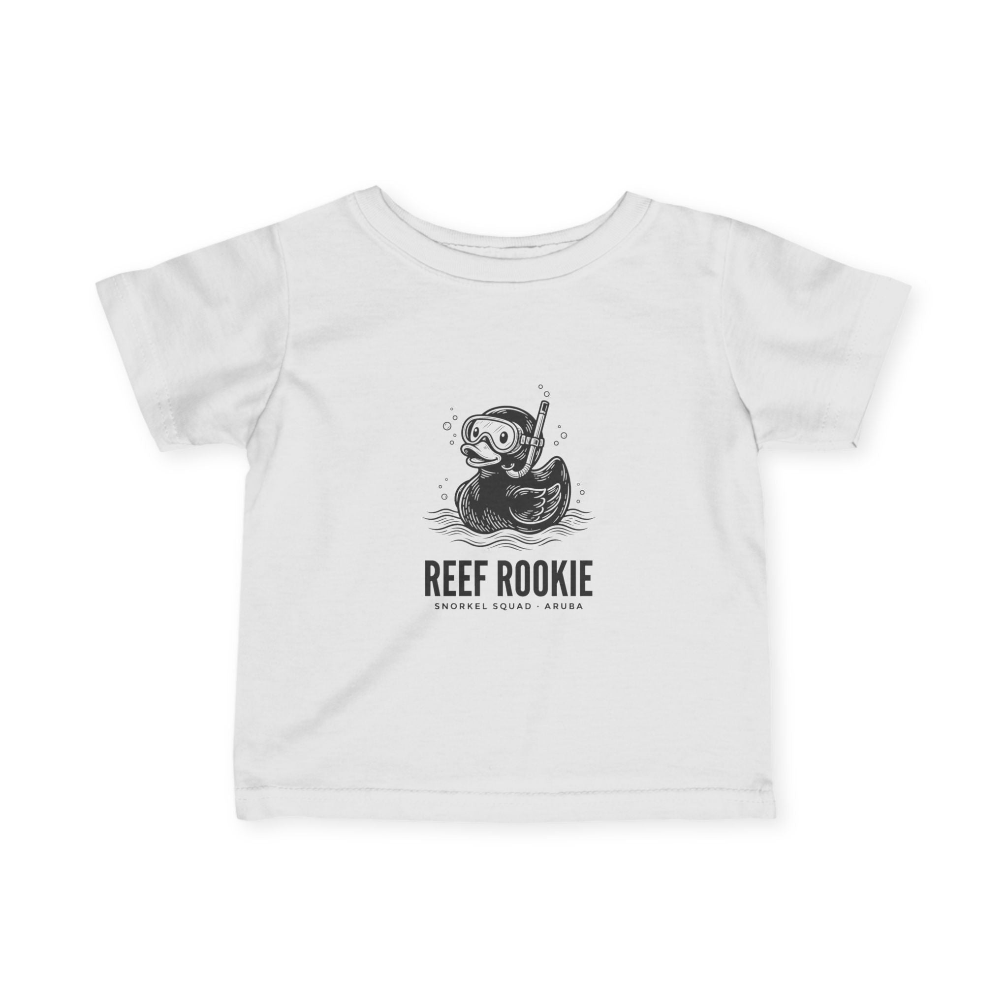 Aruba Reef Rookie Snorkel Duck Baby Tee