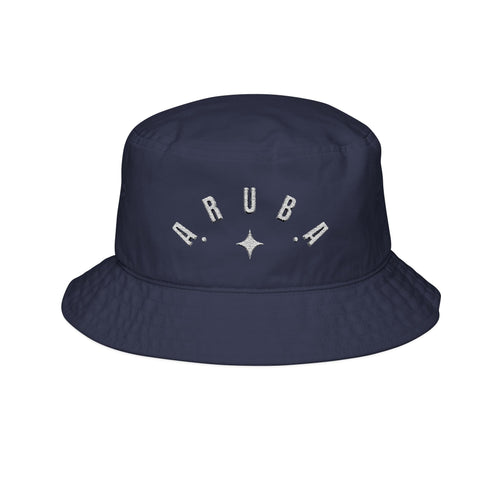 Aruba Arc Star Bucket Hat in Navy