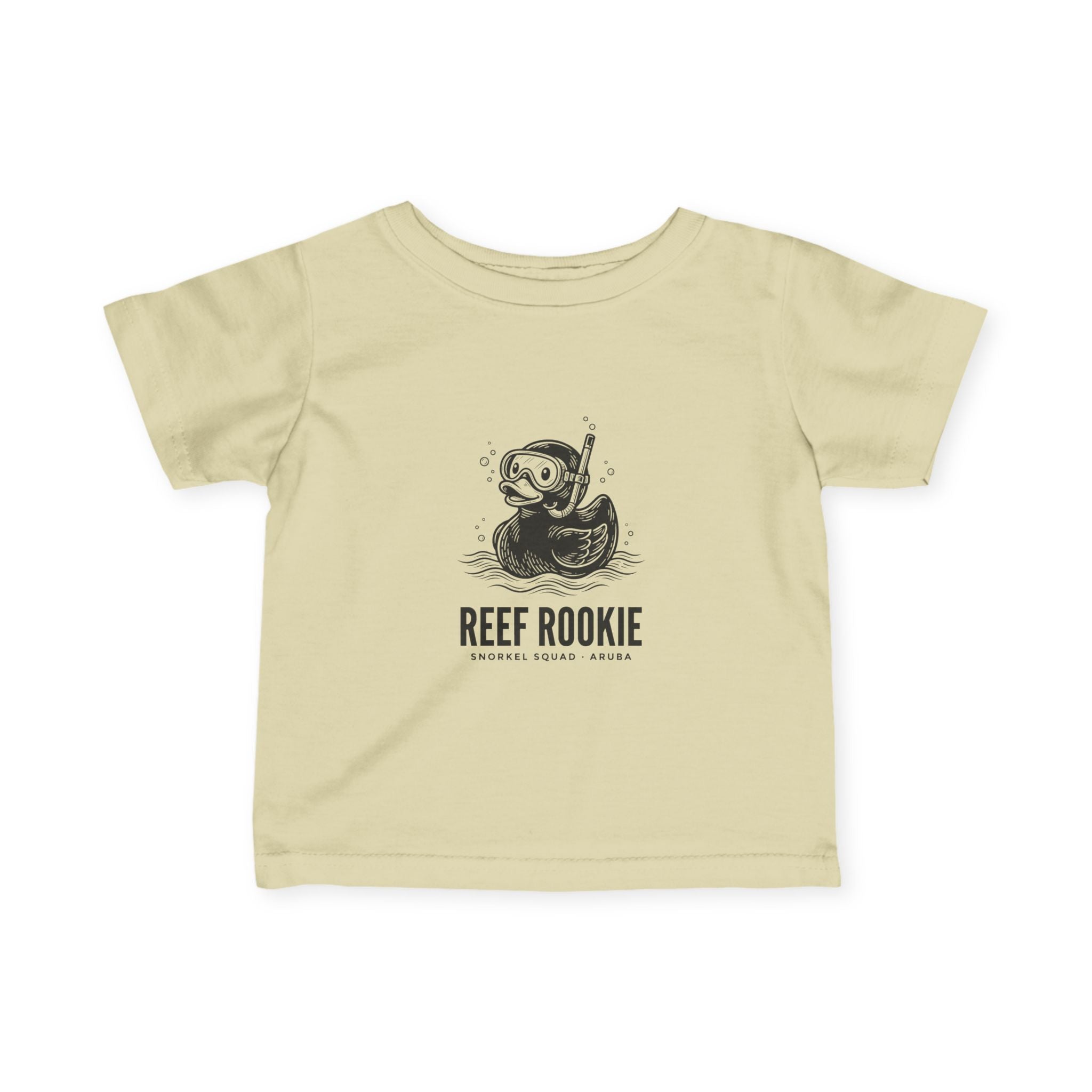 Aruba Reef Rookie Snorkel Duck Baby Tee