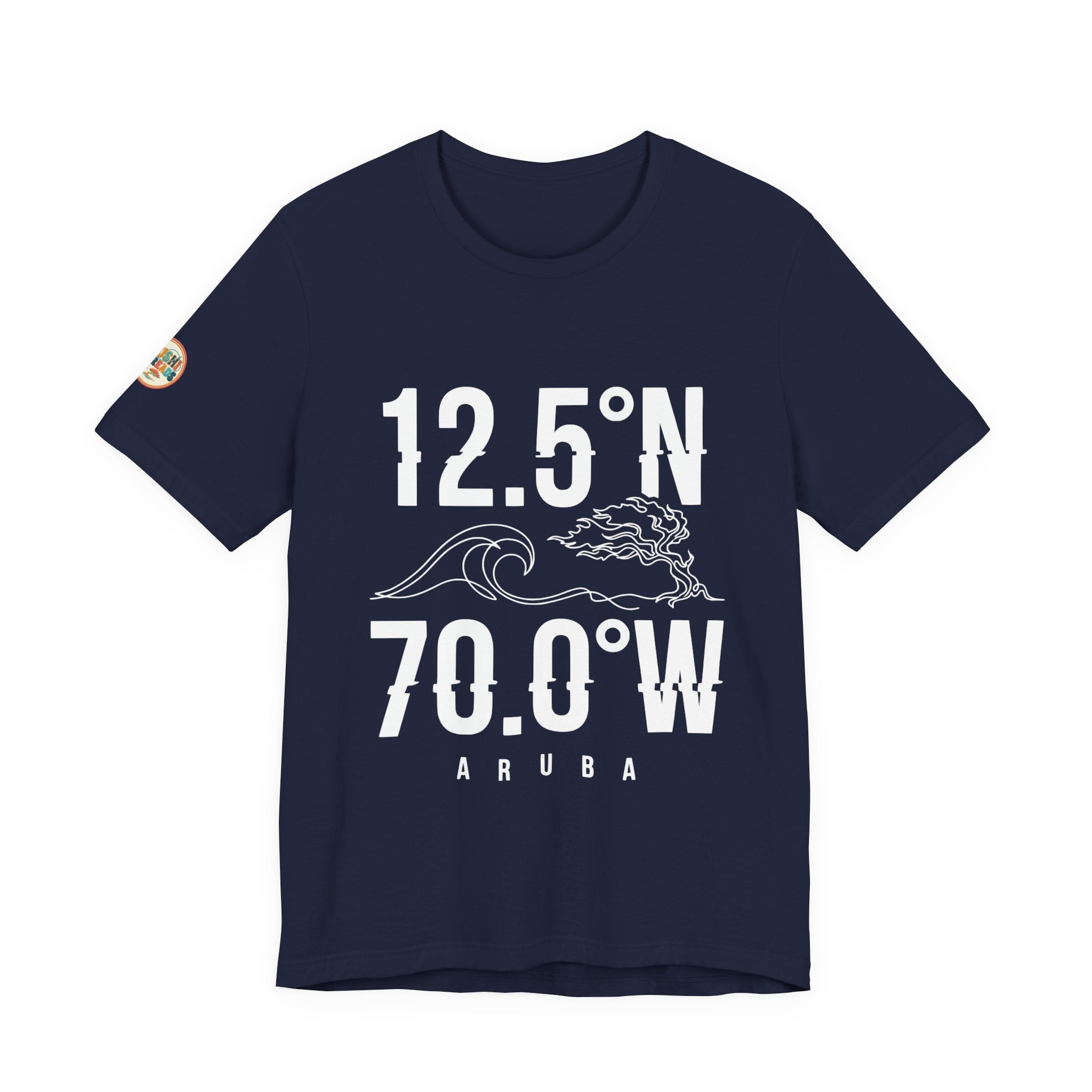 Aruba Coordinates Wave Tee