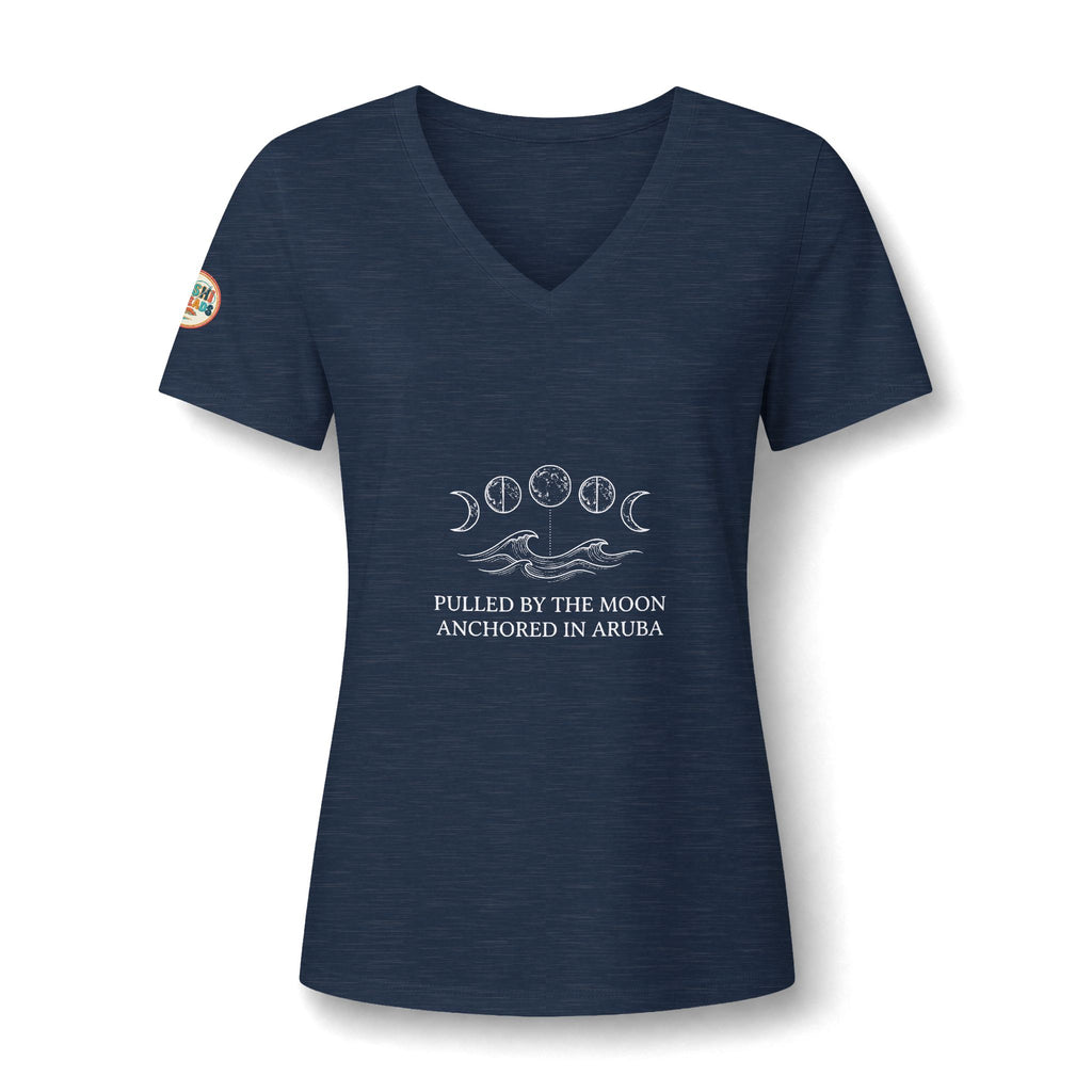 Aruba Pulled by the Moon V-Neck Tee