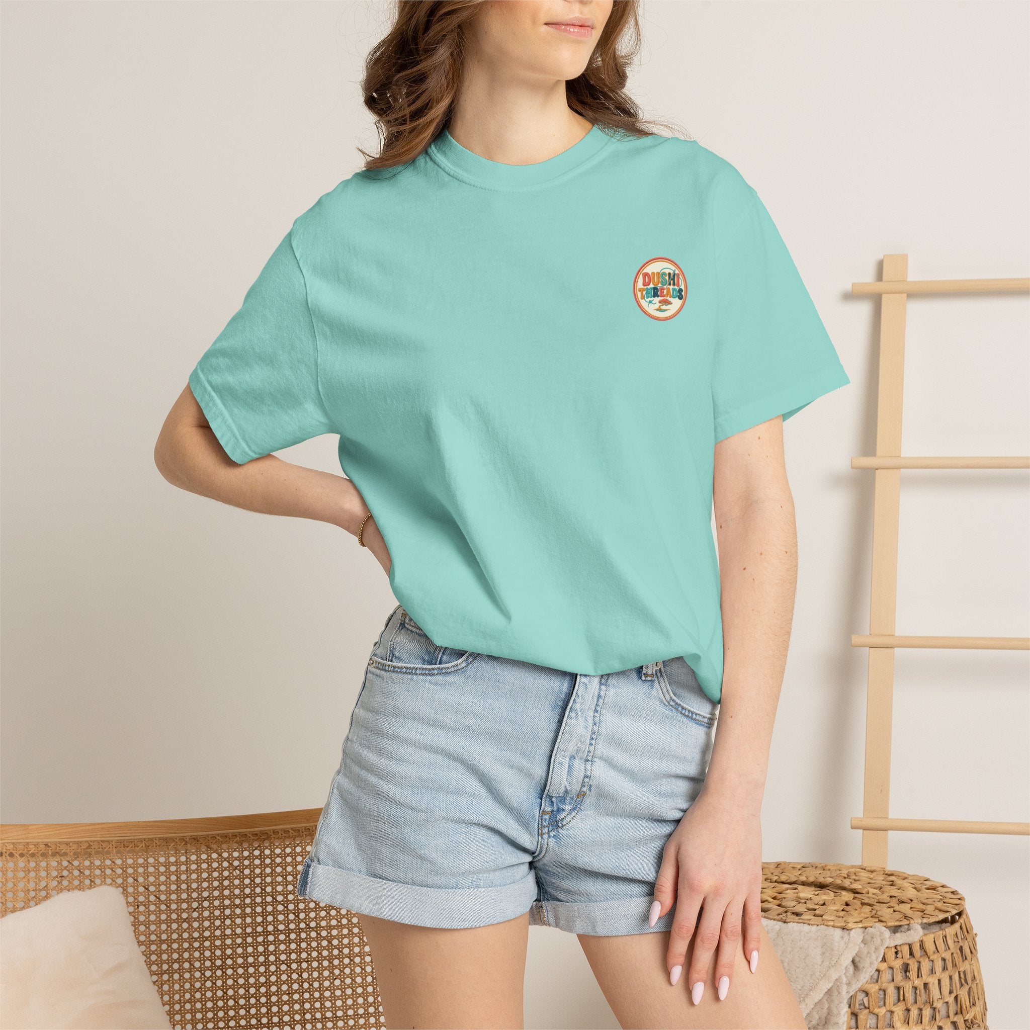 Aruba Trupial on Branch Redwork Tee