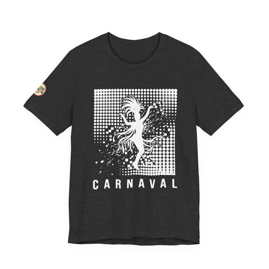Aruba Carnaval Halftone Tee in Dark Grey Heather