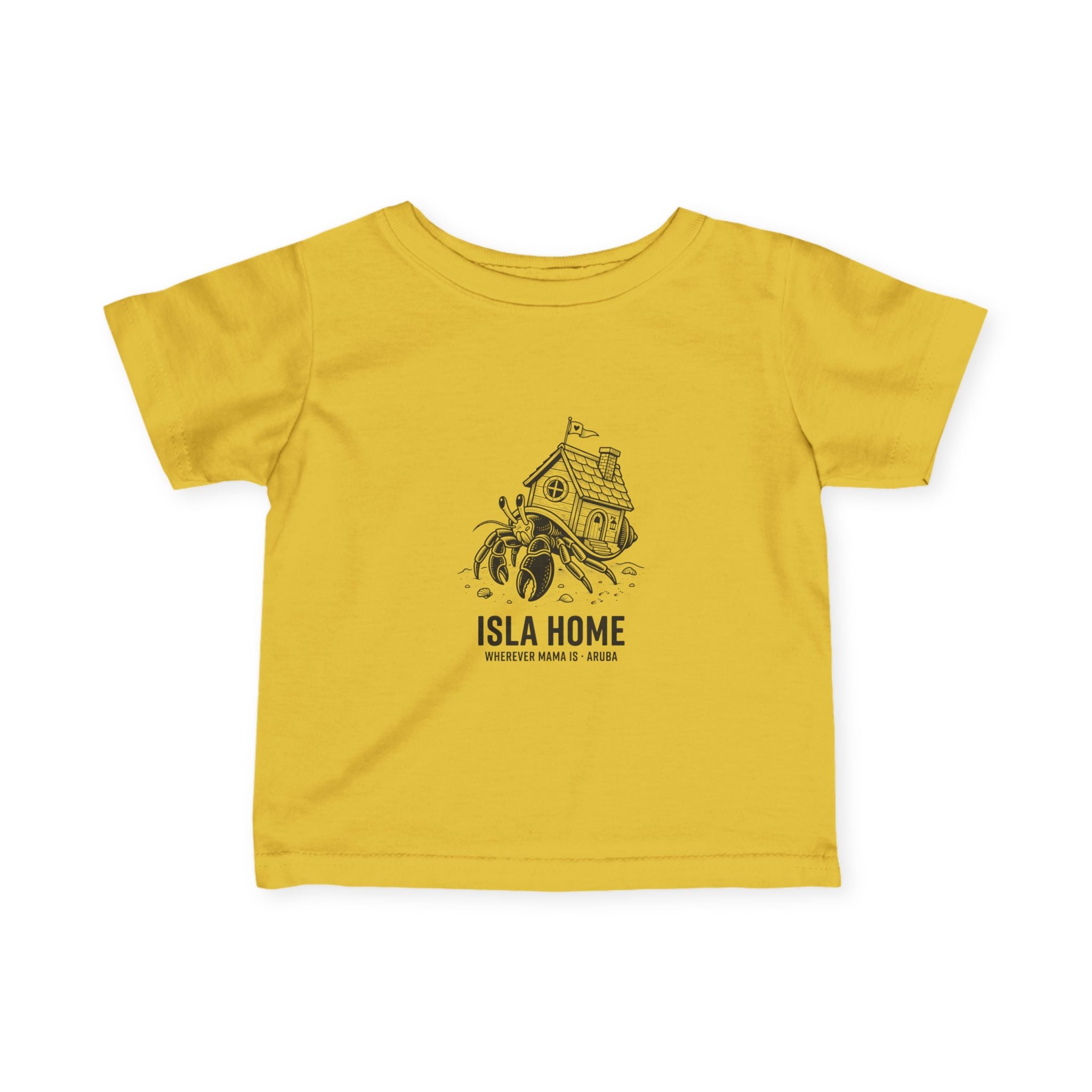 Aruba Isla Home Hermit Crab Baby Tee