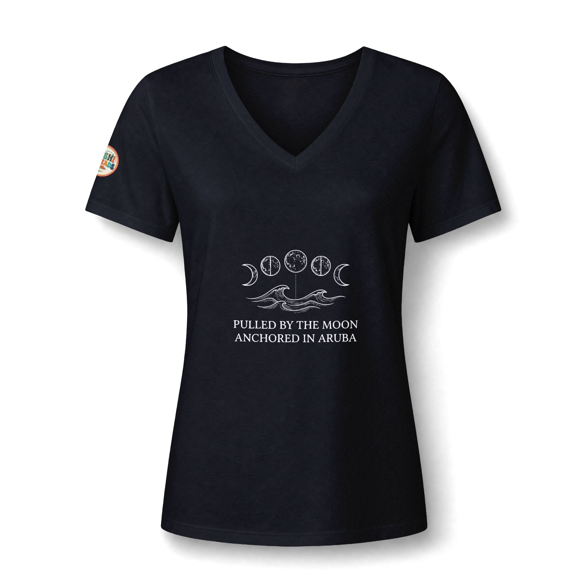 Aruba Pulled by the Moon V-Neck Tee