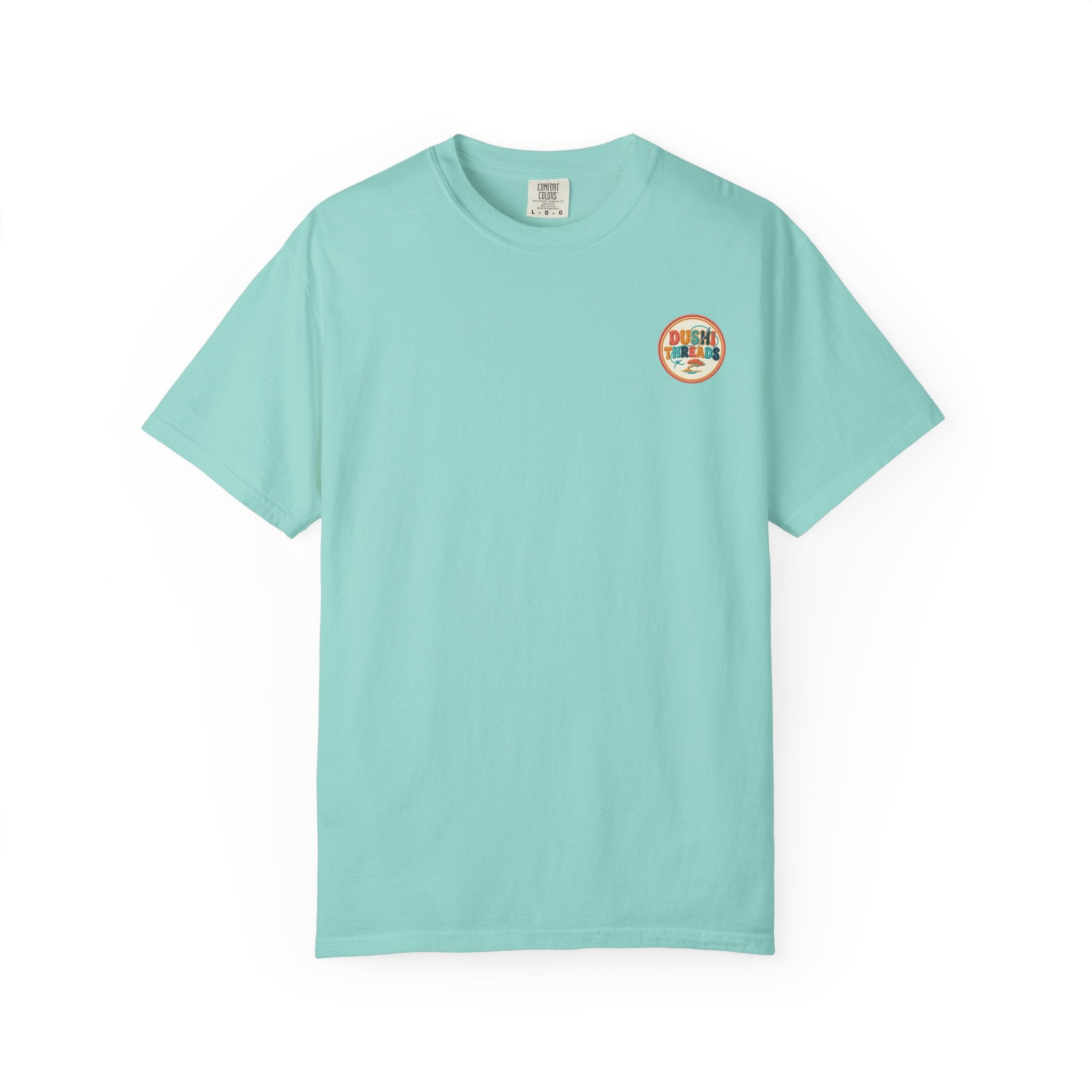 Aruba Sea Turtle Wreath Redwork Tee