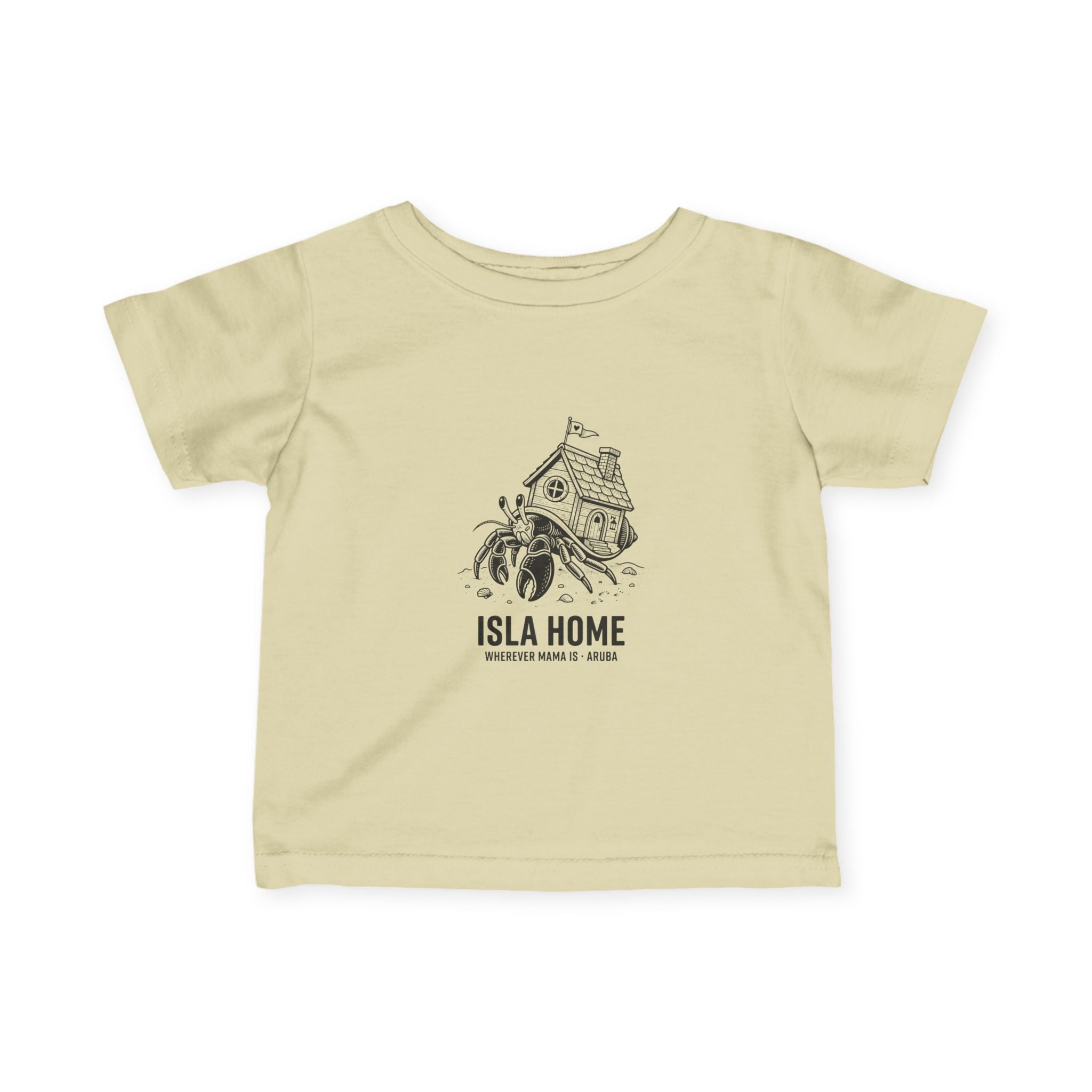 Aruba Isla Home Hermit Crab Baby Tee