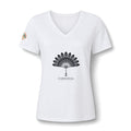 Aruba Carnaval Feather Fan V-Neck Tee