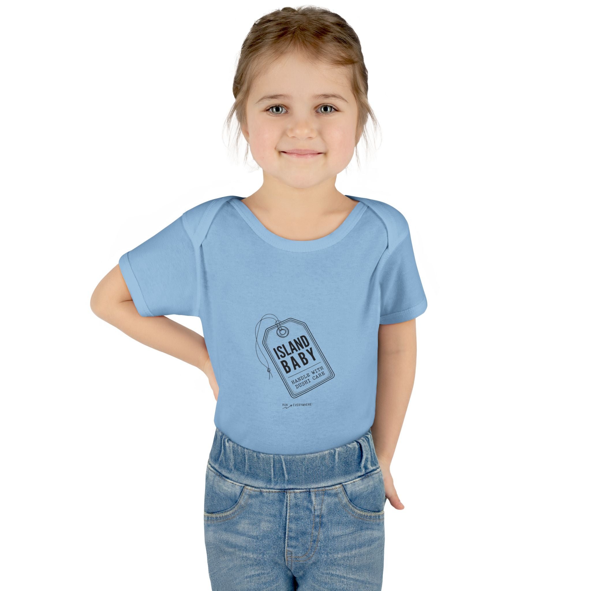 Aruba Island Baby Luggage Tag Bodysuit
