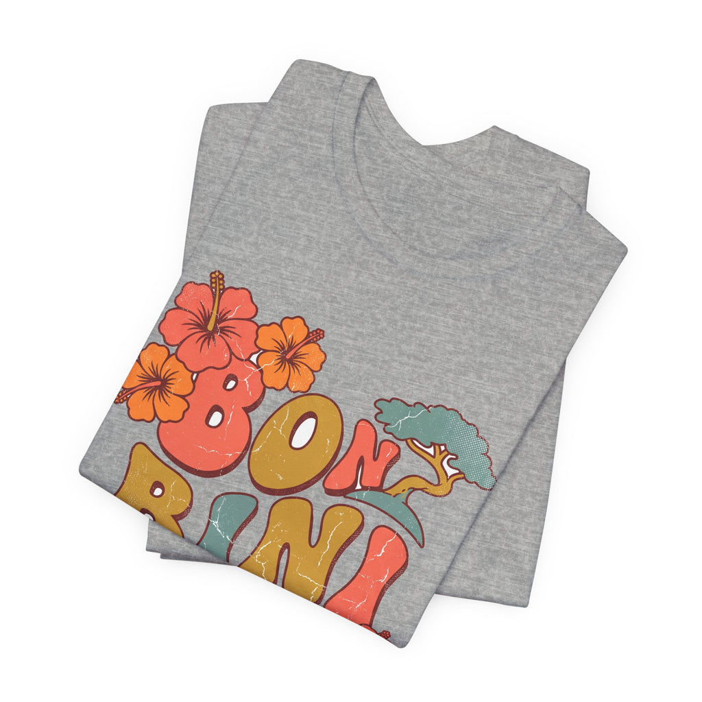 Bon Bini Aruba Retro Groovy Tee