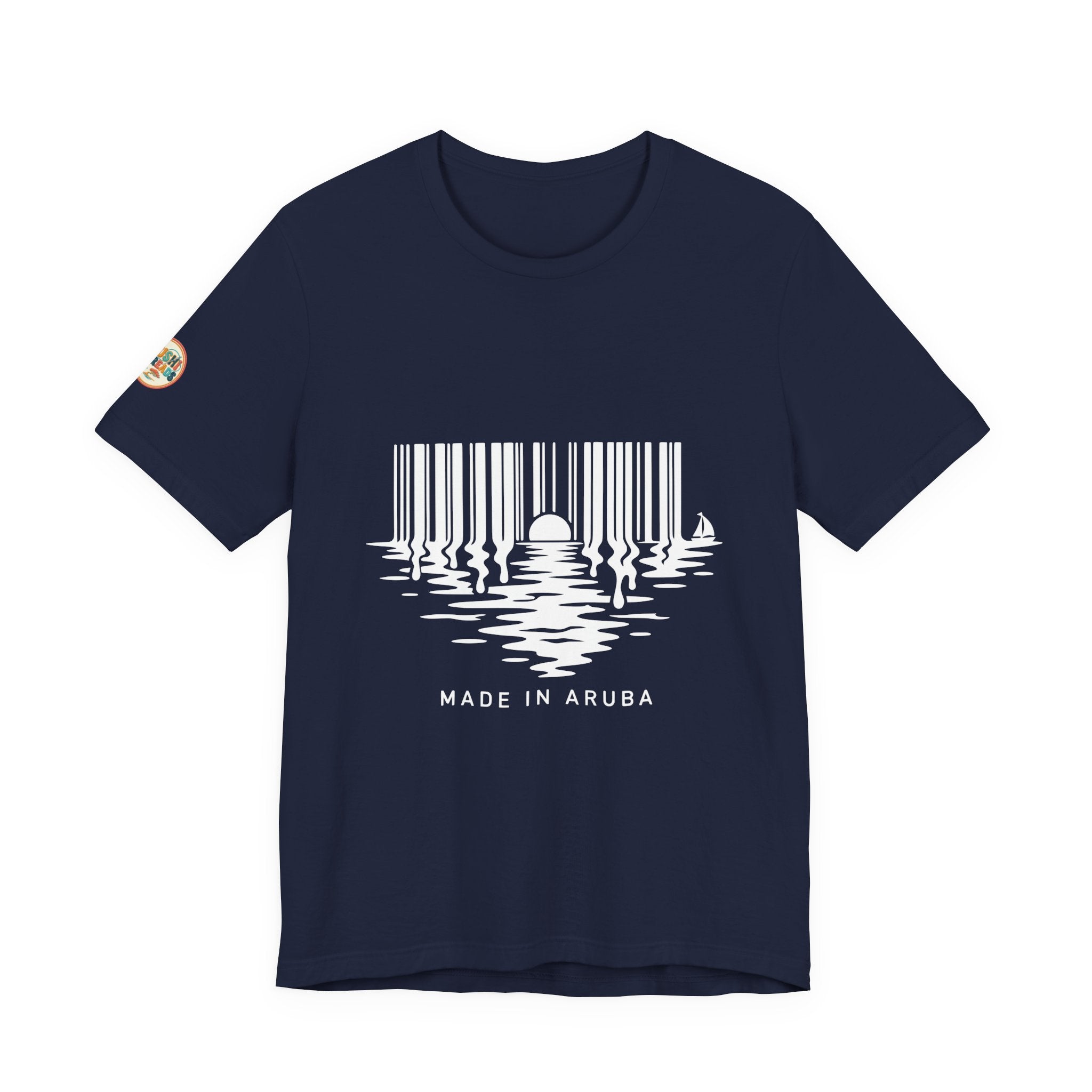 Made in Aruba Barcode Sunset Tee, product view
