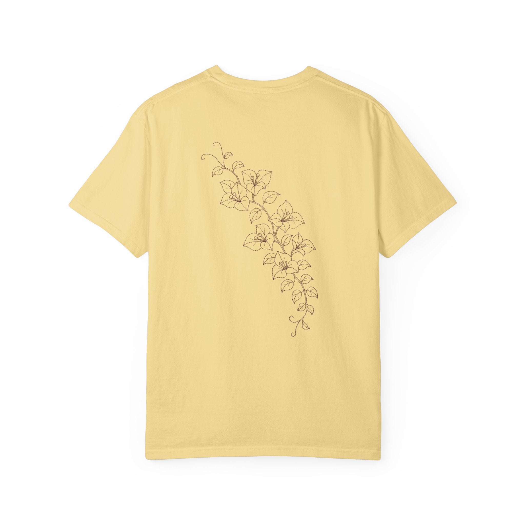 Aruba Bougainvillea Cascade Redwork Tee