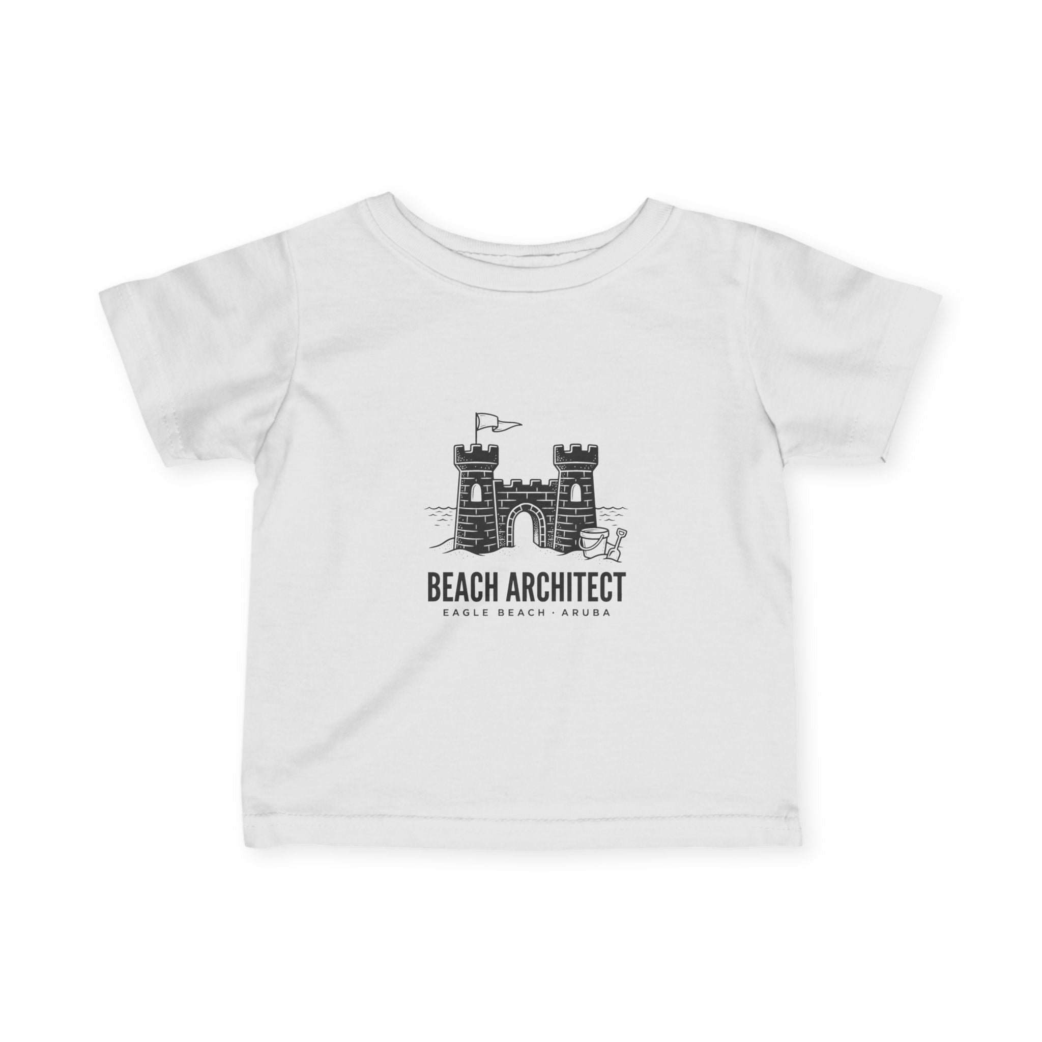 Aruba Beach Architect Sandcastle Baby Tee