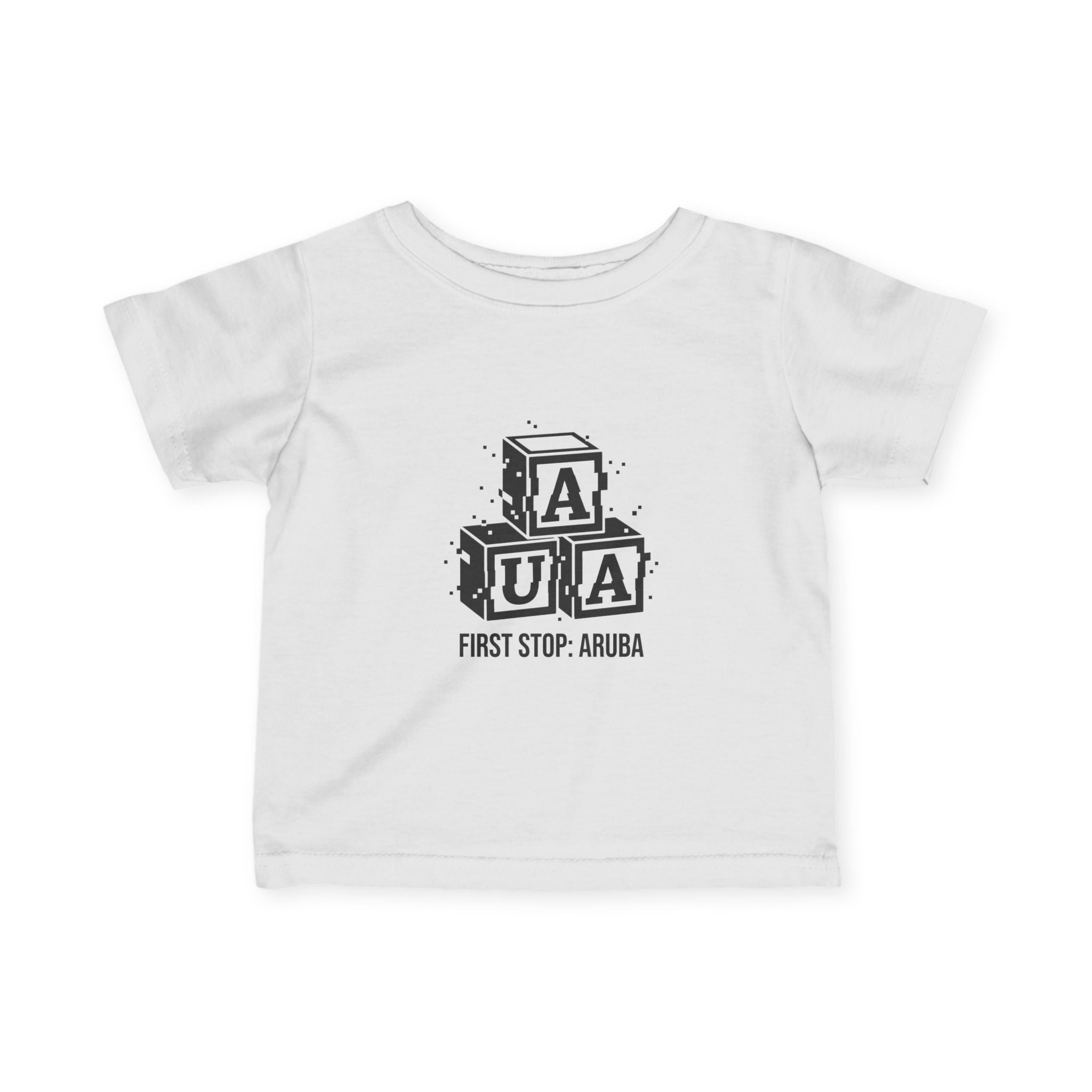 Aruba AUA First Stop Baby Blocks Tee