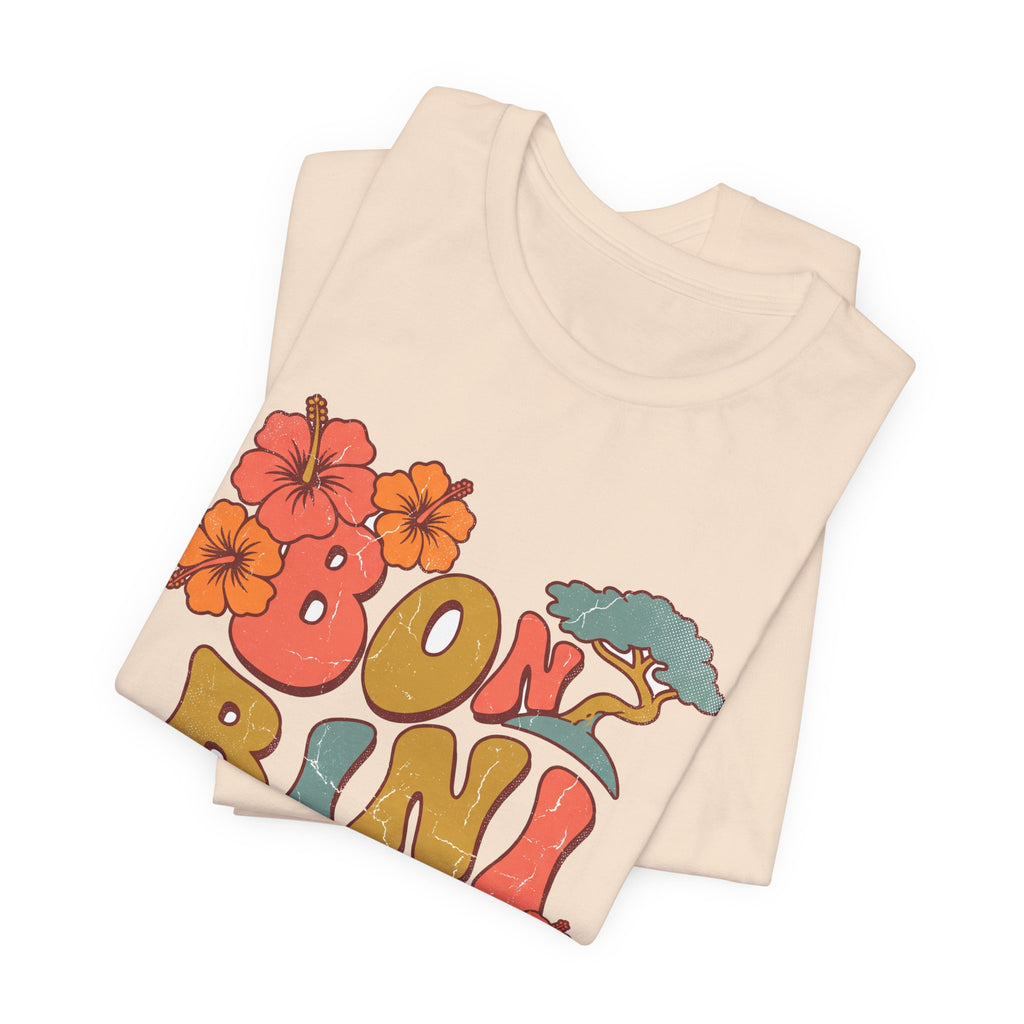 Bon Bini Aruba Retro Groovy Tee
