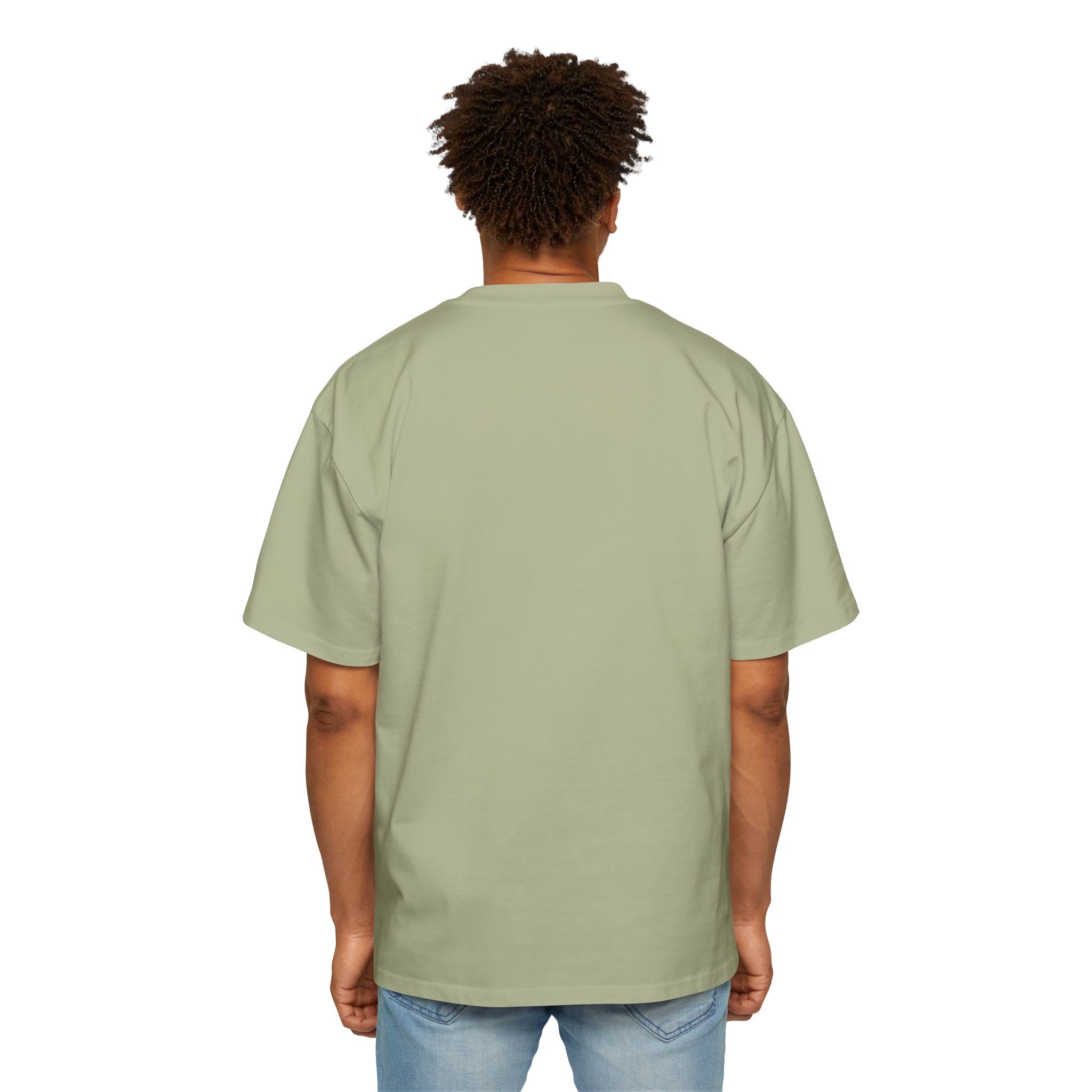 Retro Surf Logo Tee.  'Dublin Surf Co.' Chest Graphic Oversized Men’s T-Shirt