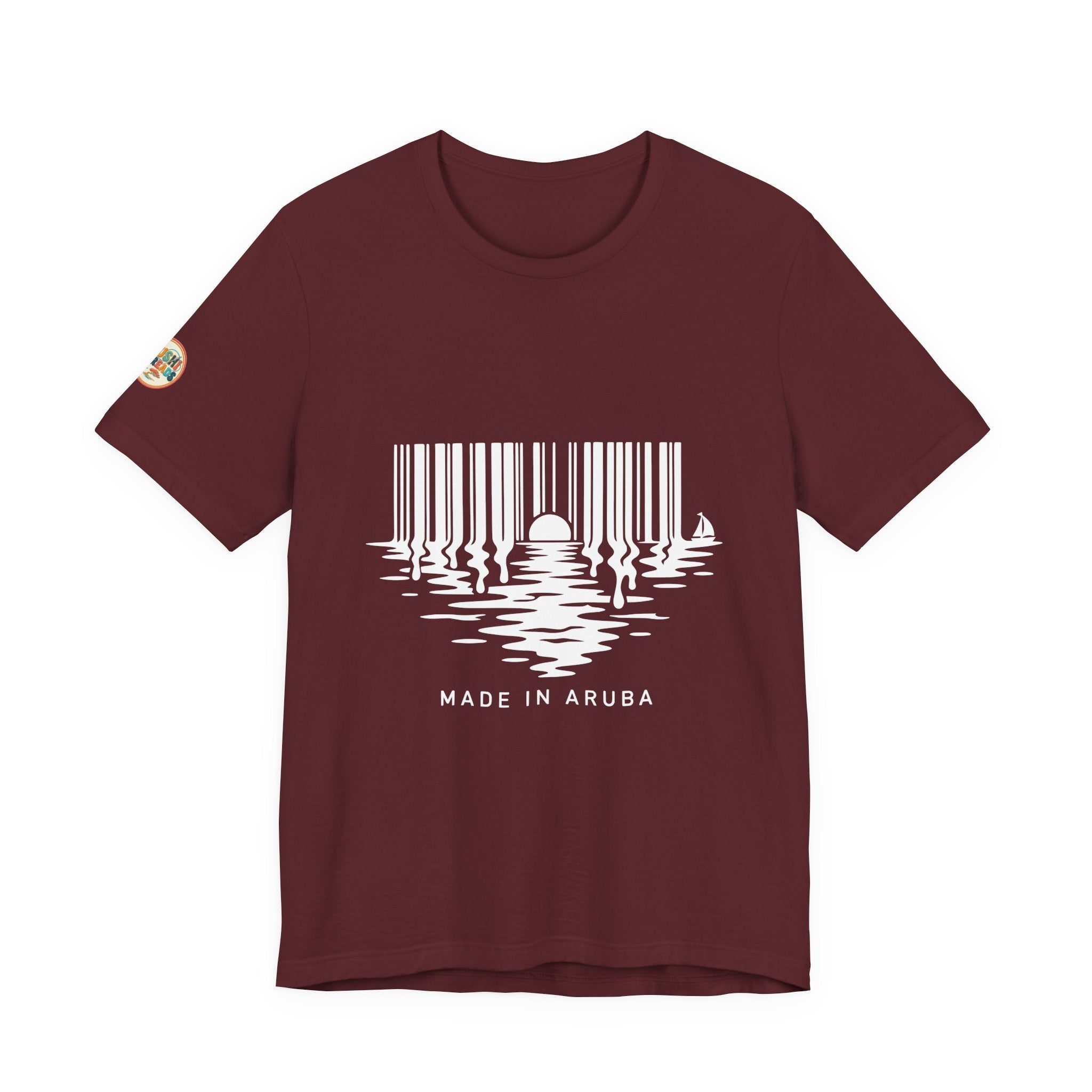 Made in Aruba Barcode Sunset Tee, product view
