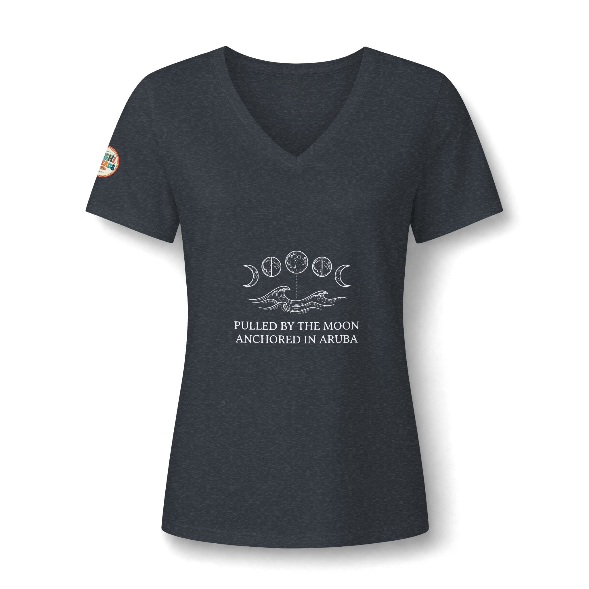 Aruba Pulled by the Moon V-Neck Tee