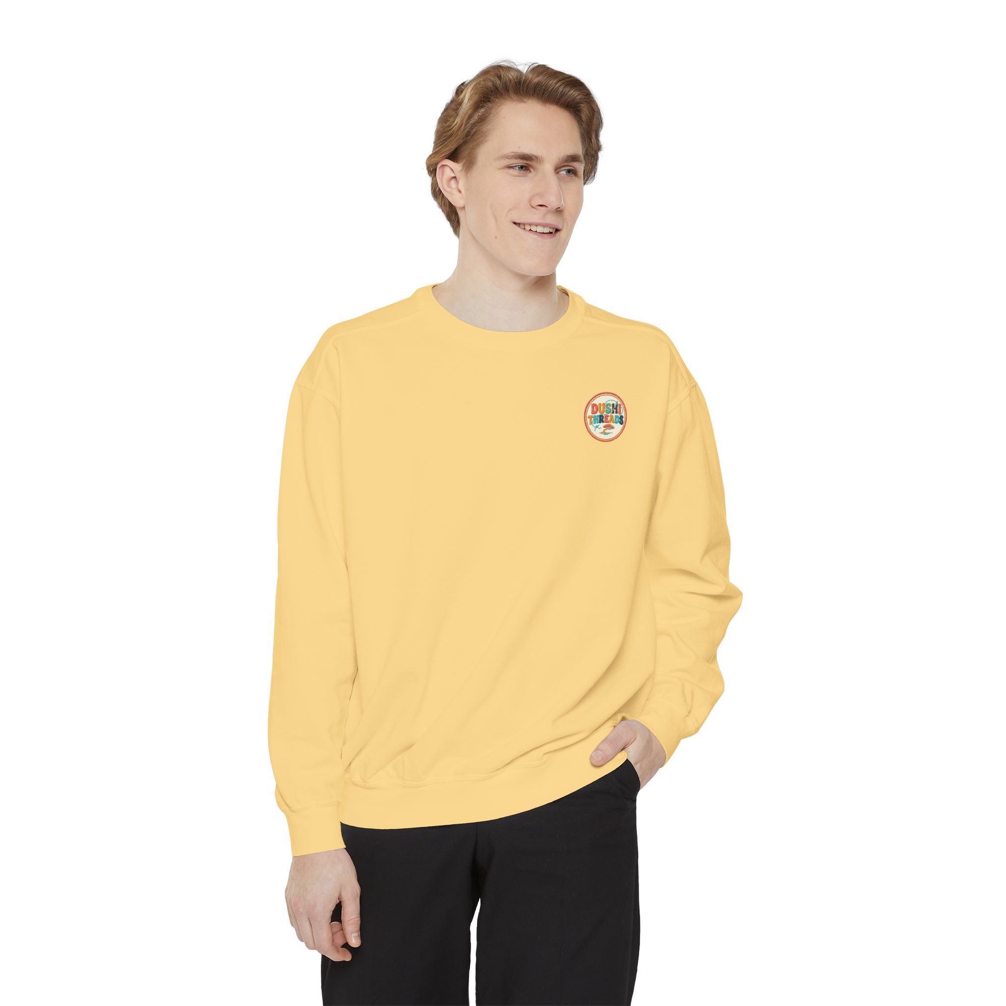 Aruba Sea Turtle Wreath Redwork Sweatshirt