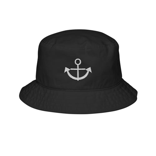 Aruba Anchor Bucket Hat in Black