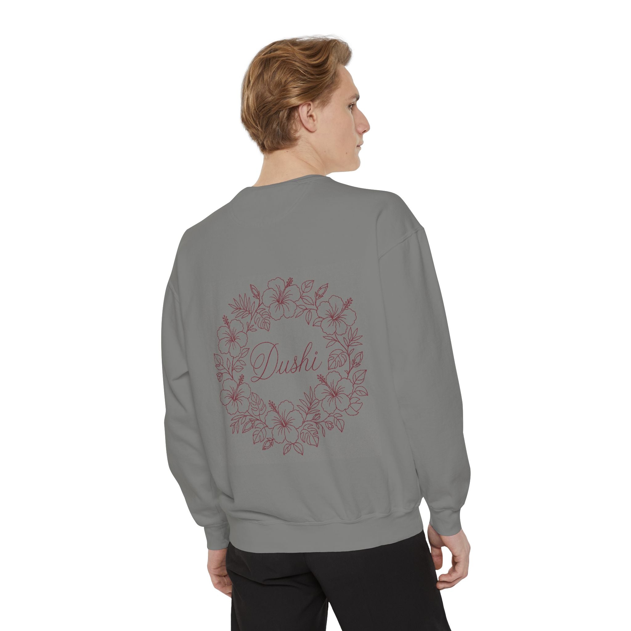Aruba Dushi Wreath Redwork Sweatshirt