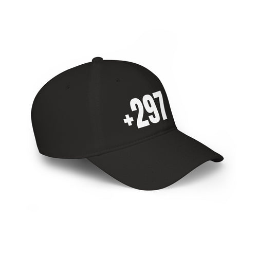 Aruba +297 Embroidered Cap in Black