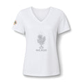 Aruba Mar Dushi Coral V-Neck Tee