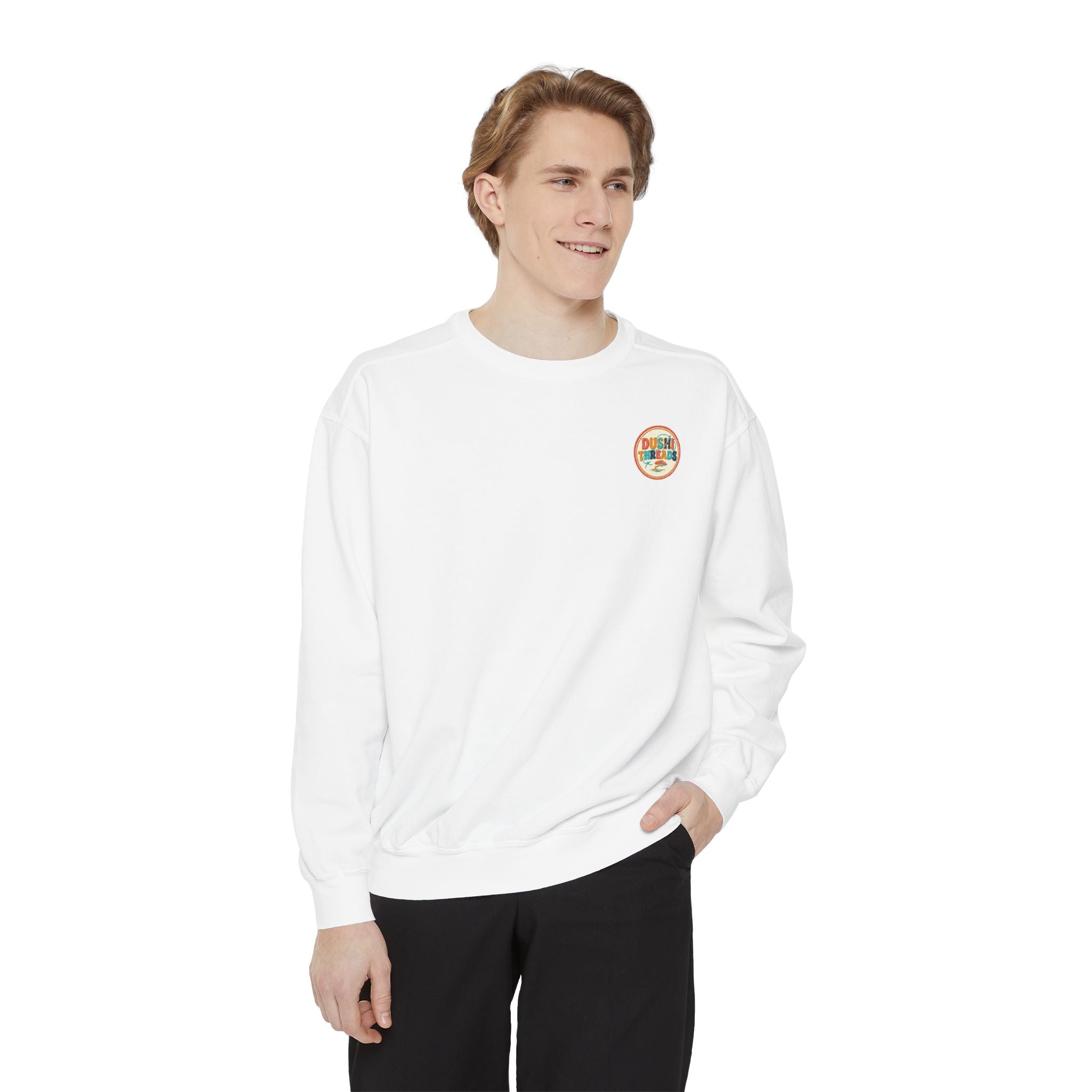 Aruba Conch Shell in Bloom Redwork Sweatshirt