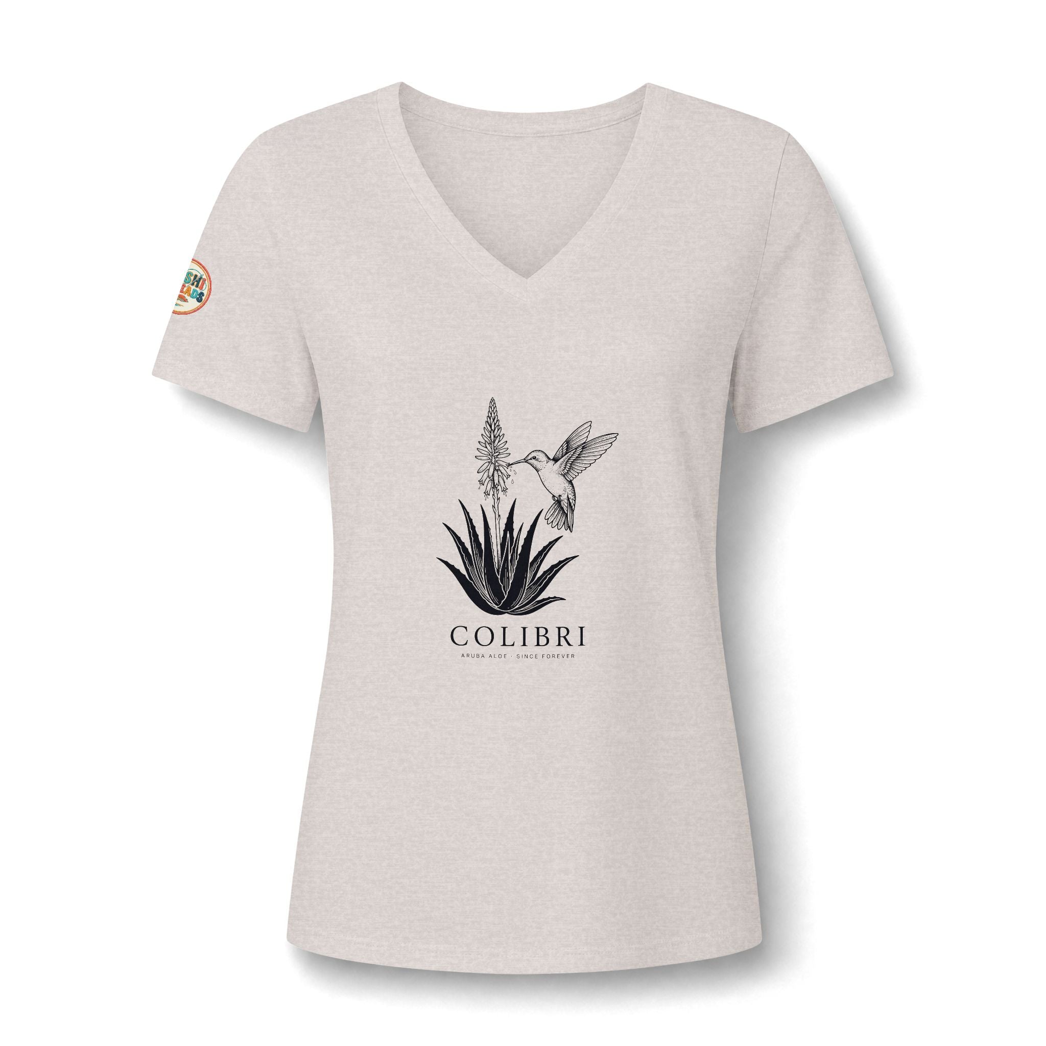 Aruba Colibri Hummingbird V-Neck Tee