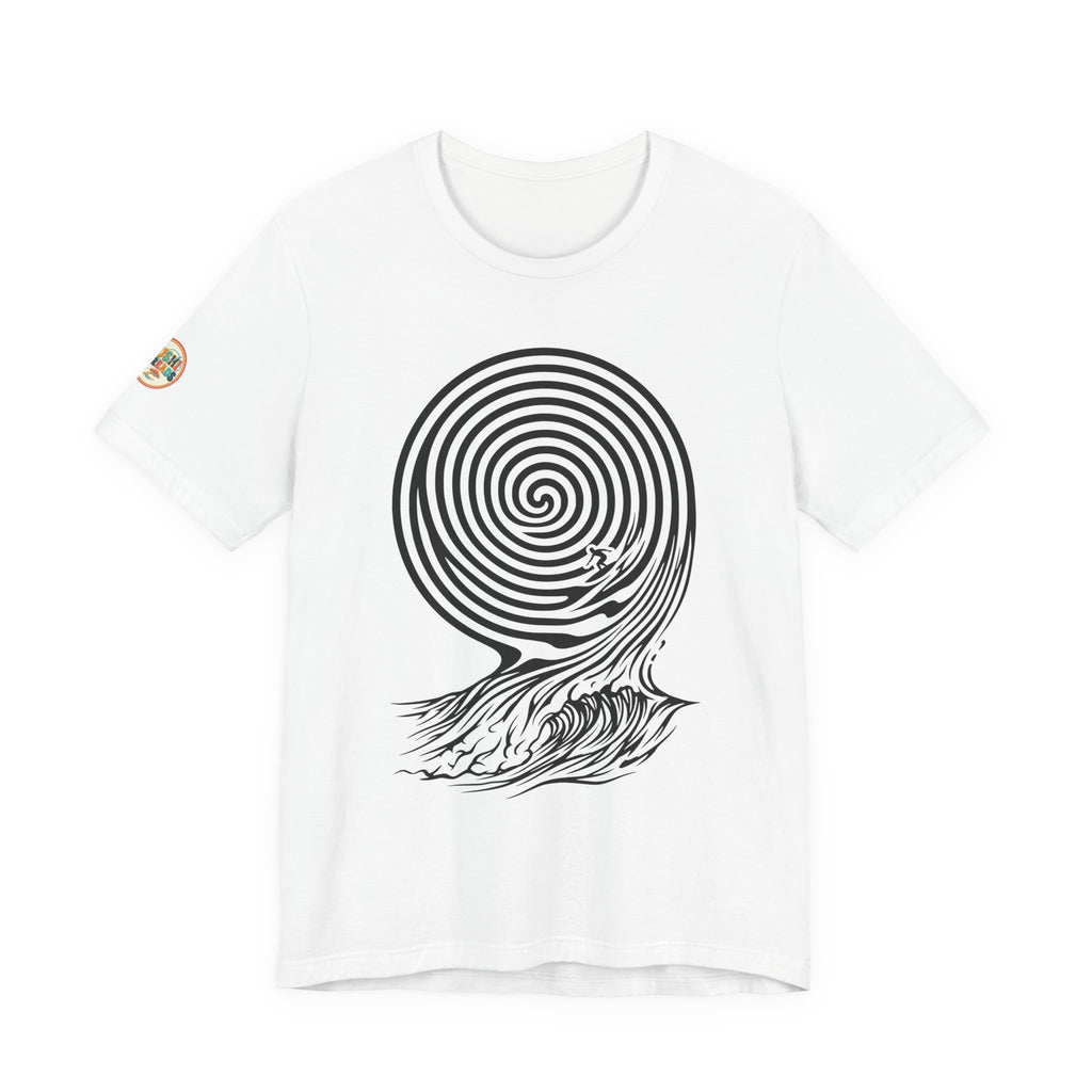 Aruba Hypnotic Wave Surf Tee in White
