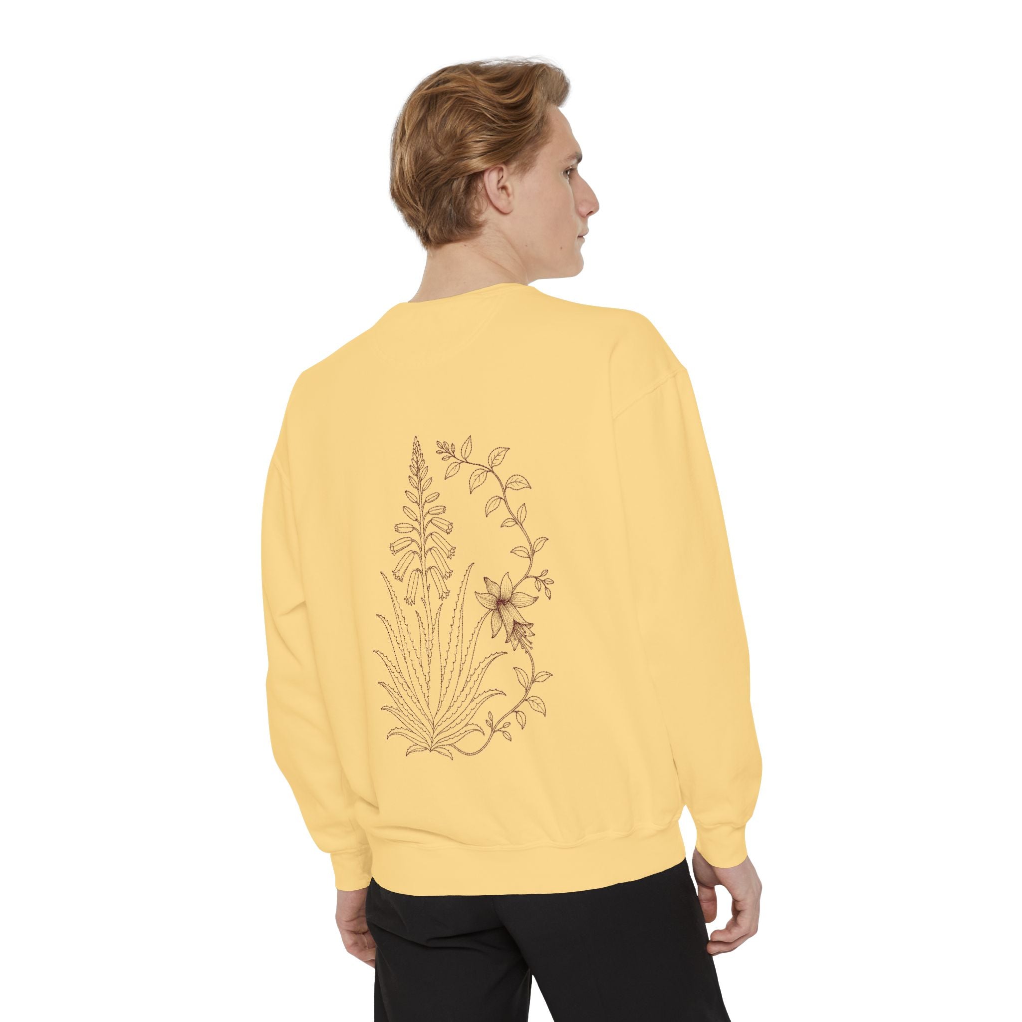 Aruba Aloe Vera Redwork Sweatshirt