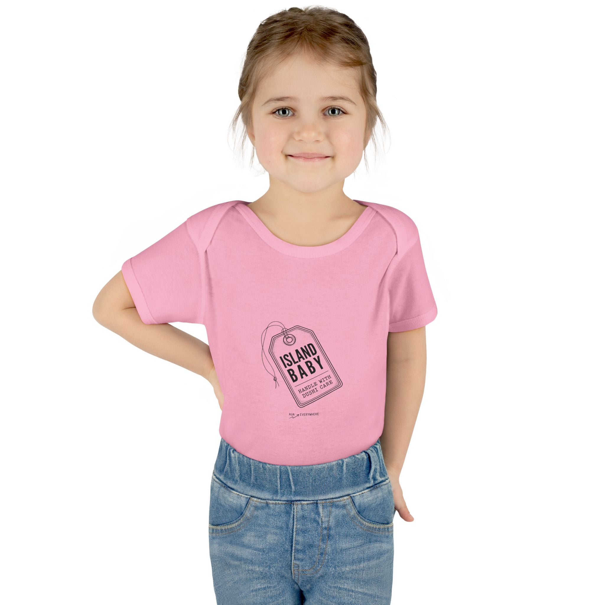 Aruba Island Baby Luggage Tag Bodysuit