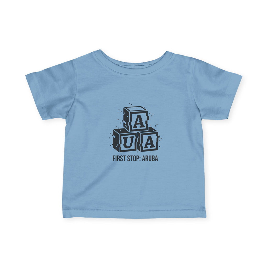 Aruba AUA First Stop Baby Blocks Tee